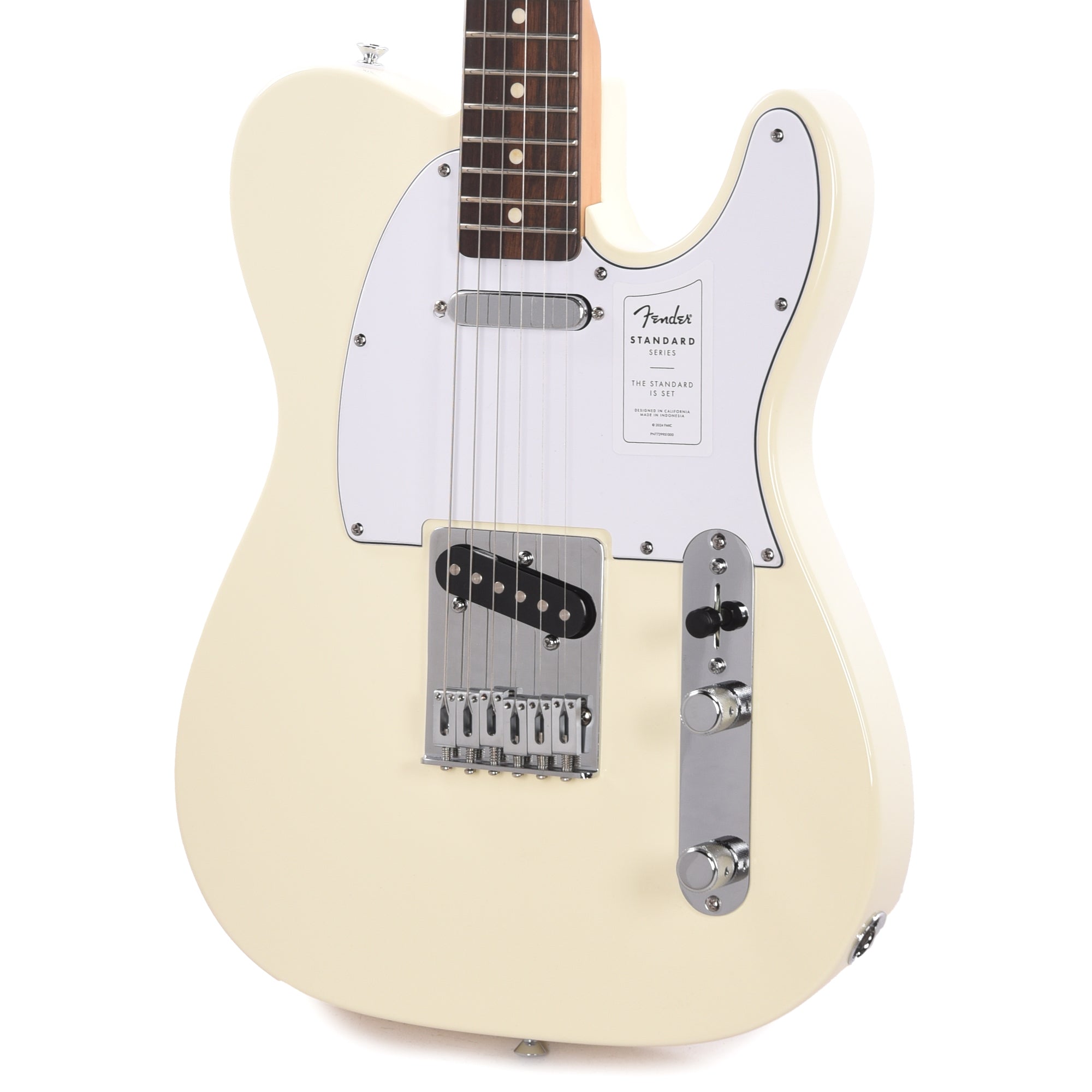Fender Standard Telecaster Olympic White Electric Guitars / Solid Body