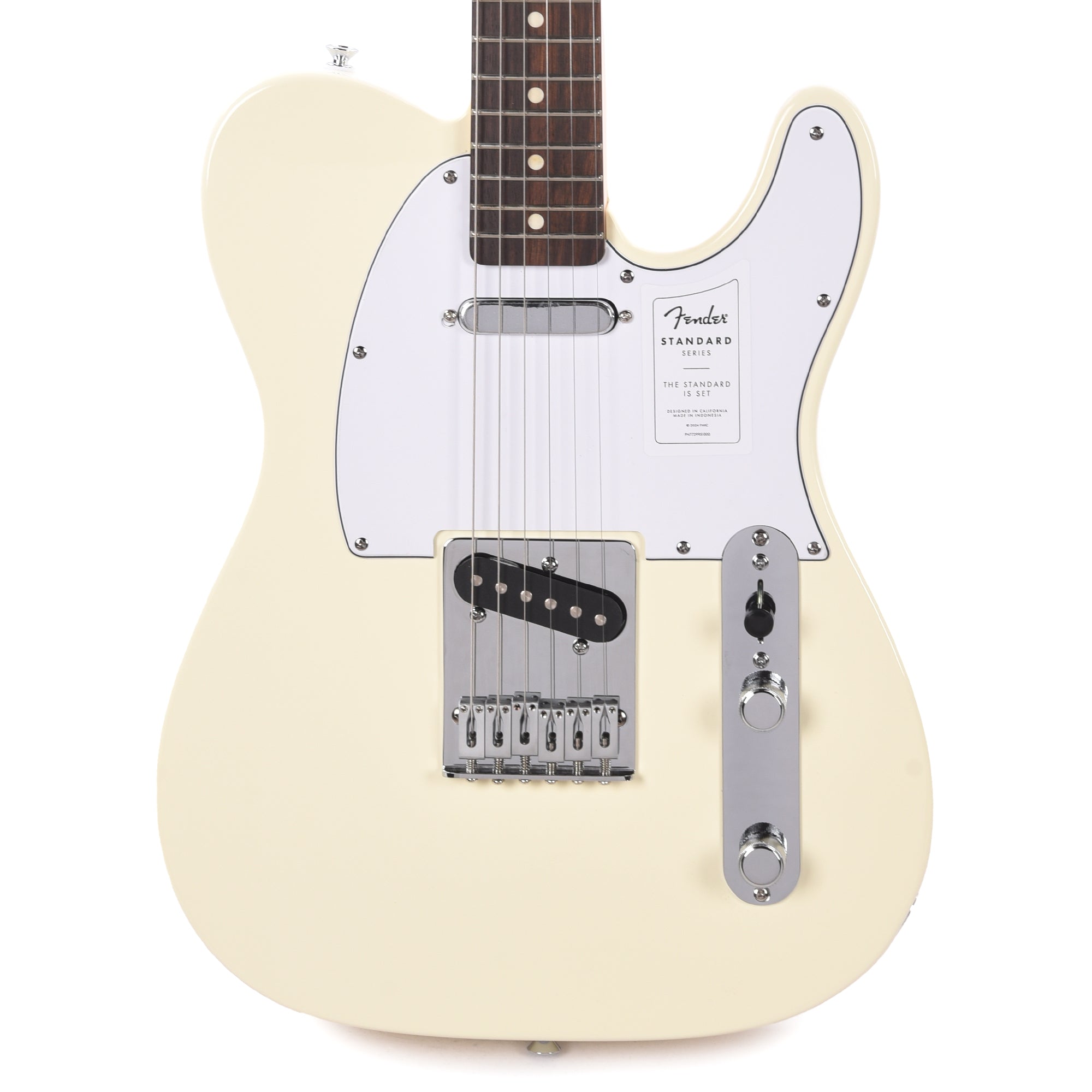 Fender Standard Telecaster Olympic White Electric Guitars / Solid Body