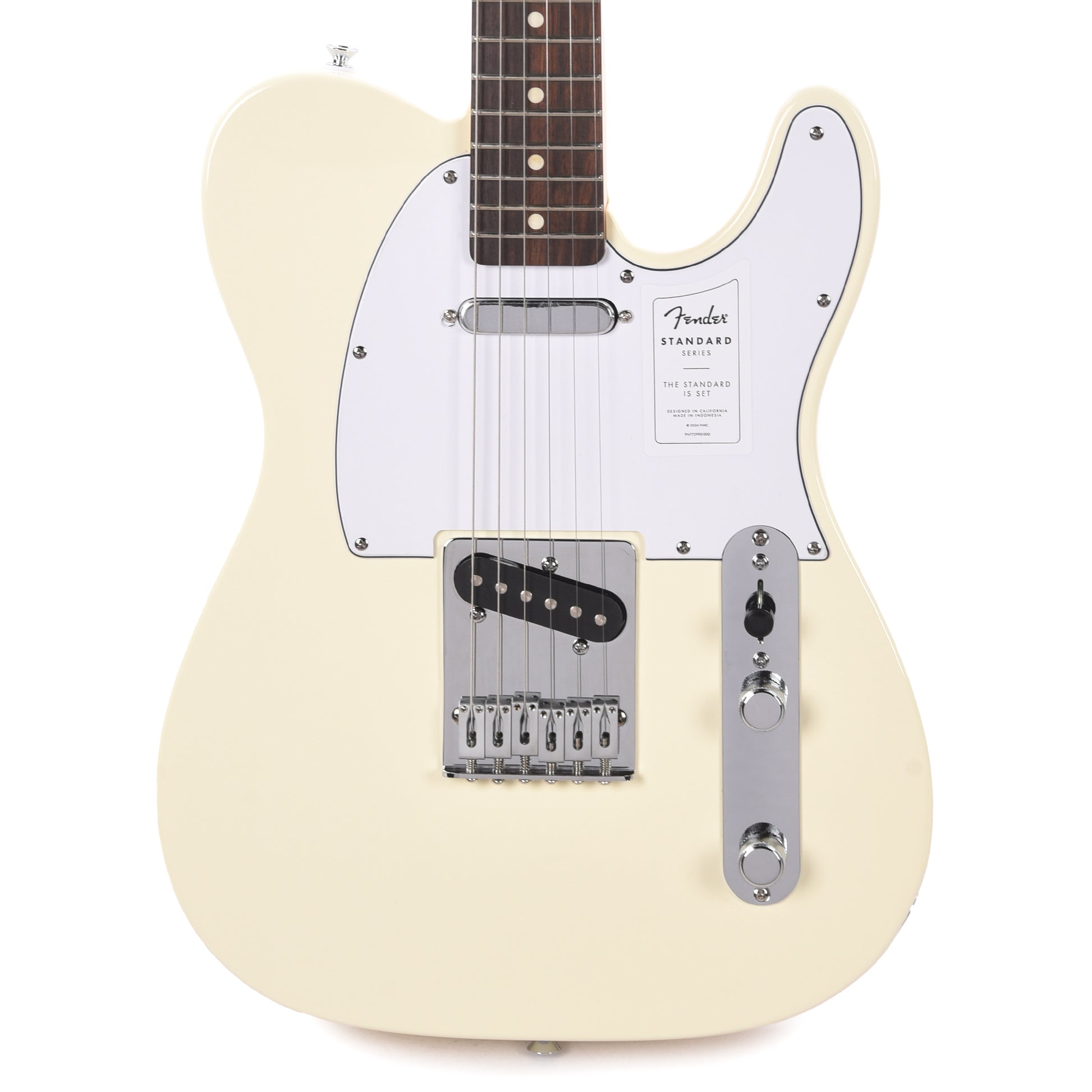 Fender Standard Telecaster Olympic White Electric Guitars / Solid Body