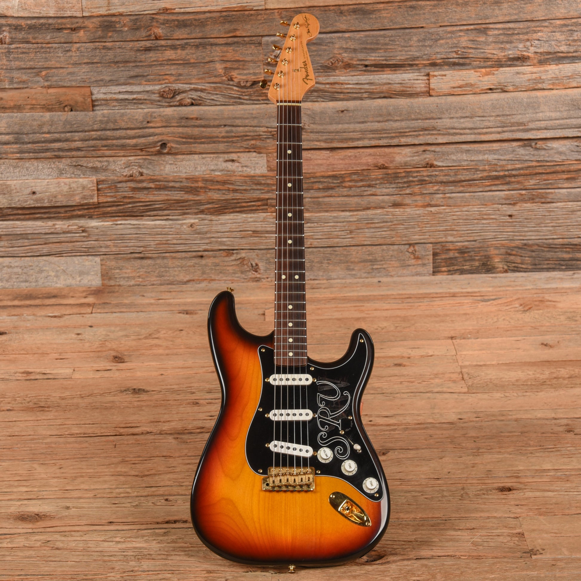 Fender Stevie Ray Vaughan Stratocaster Sunburst 1992 Electric Guitars / Solid Body