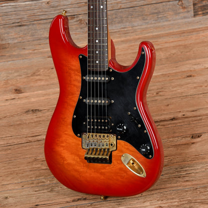 Fender STR-75R Pro-Feel Stratocaster HSS Sunburst 1980s Electric Guitars / Solid Body