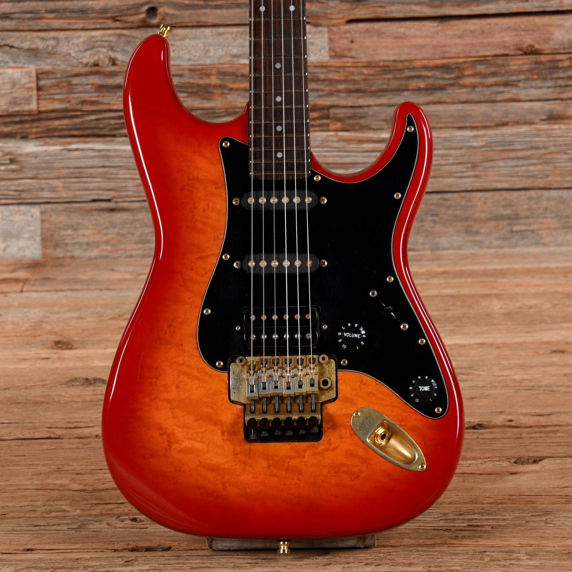 Fender STR-75R Pro-Feel Stratocaster HSS Sunburst 1980s Electric Guitars / Solid Body