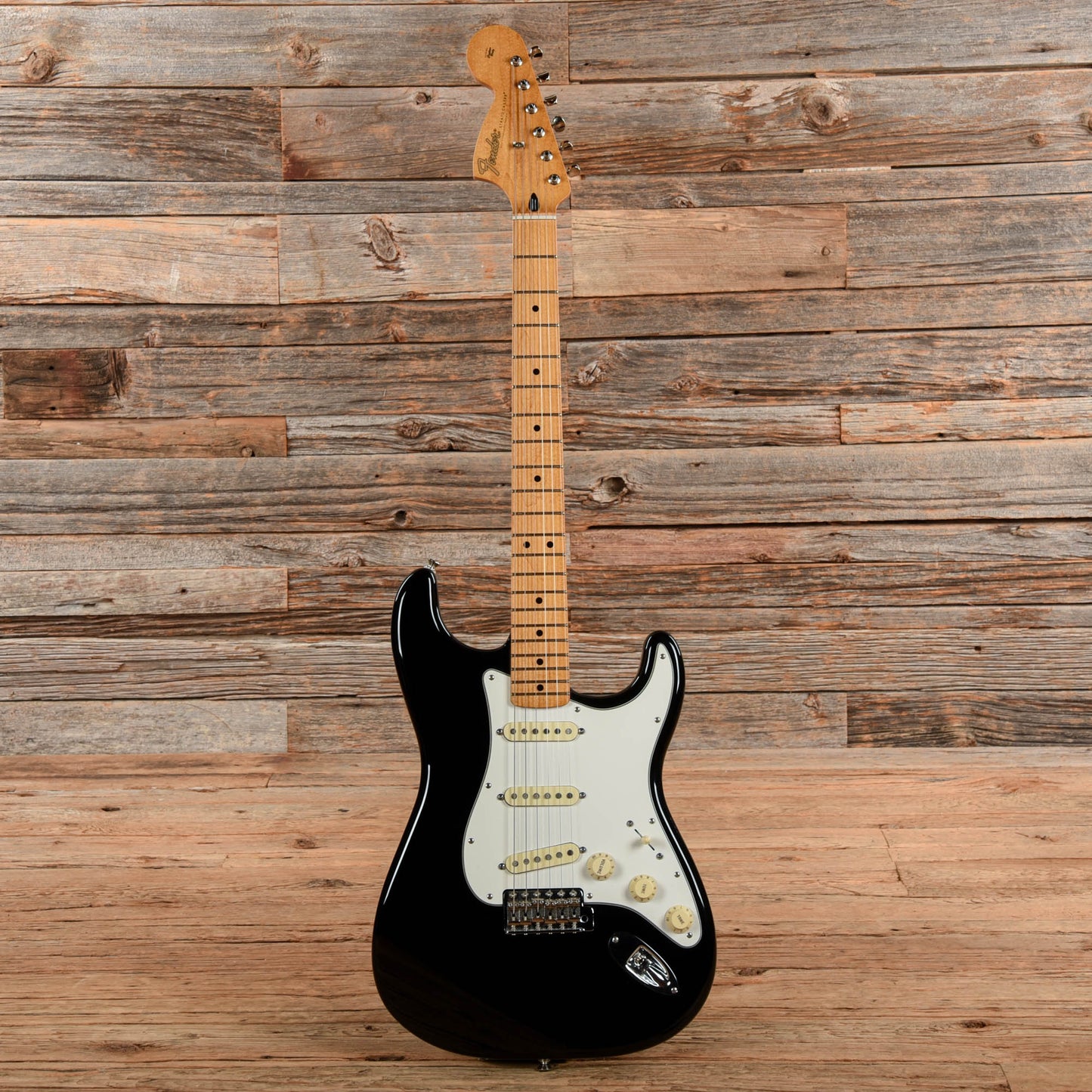 Fender Strat Hendrix Reissue Black 2015 - Dave Amato of REO Speedwagon Electric Guitars / Solid Body