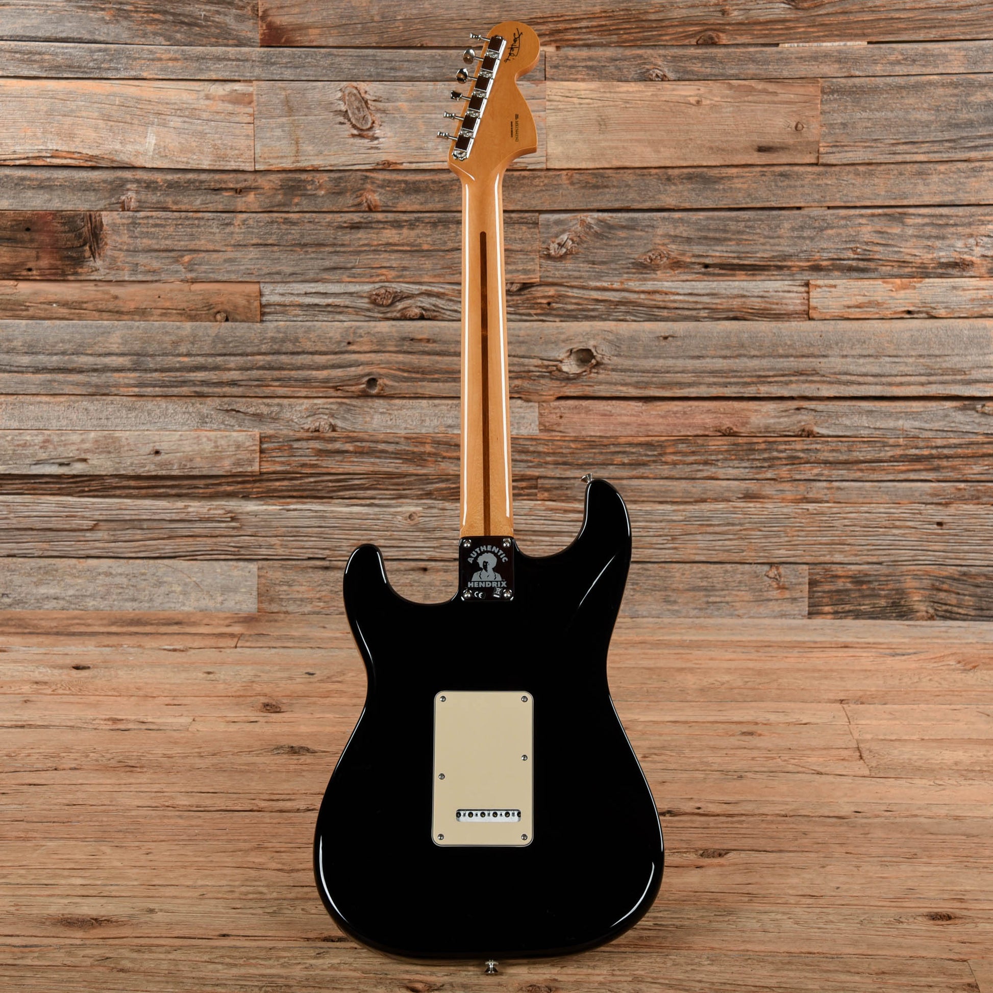Fender Strat Hendrix Reissue Black 2015 - Dave Amato of REO Speedwagon Electric Guitars / Solid Body