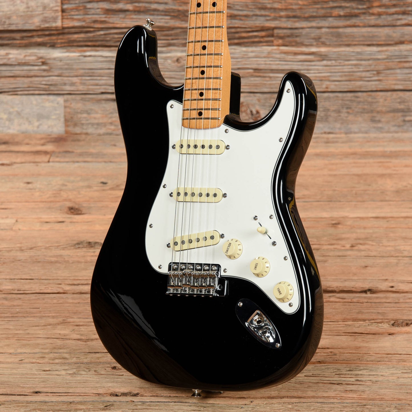 Fender Strat Hendrix Reissue Black 2015 - Dave Amato of REO Speedwagon Electric Guitars / Solid Body
