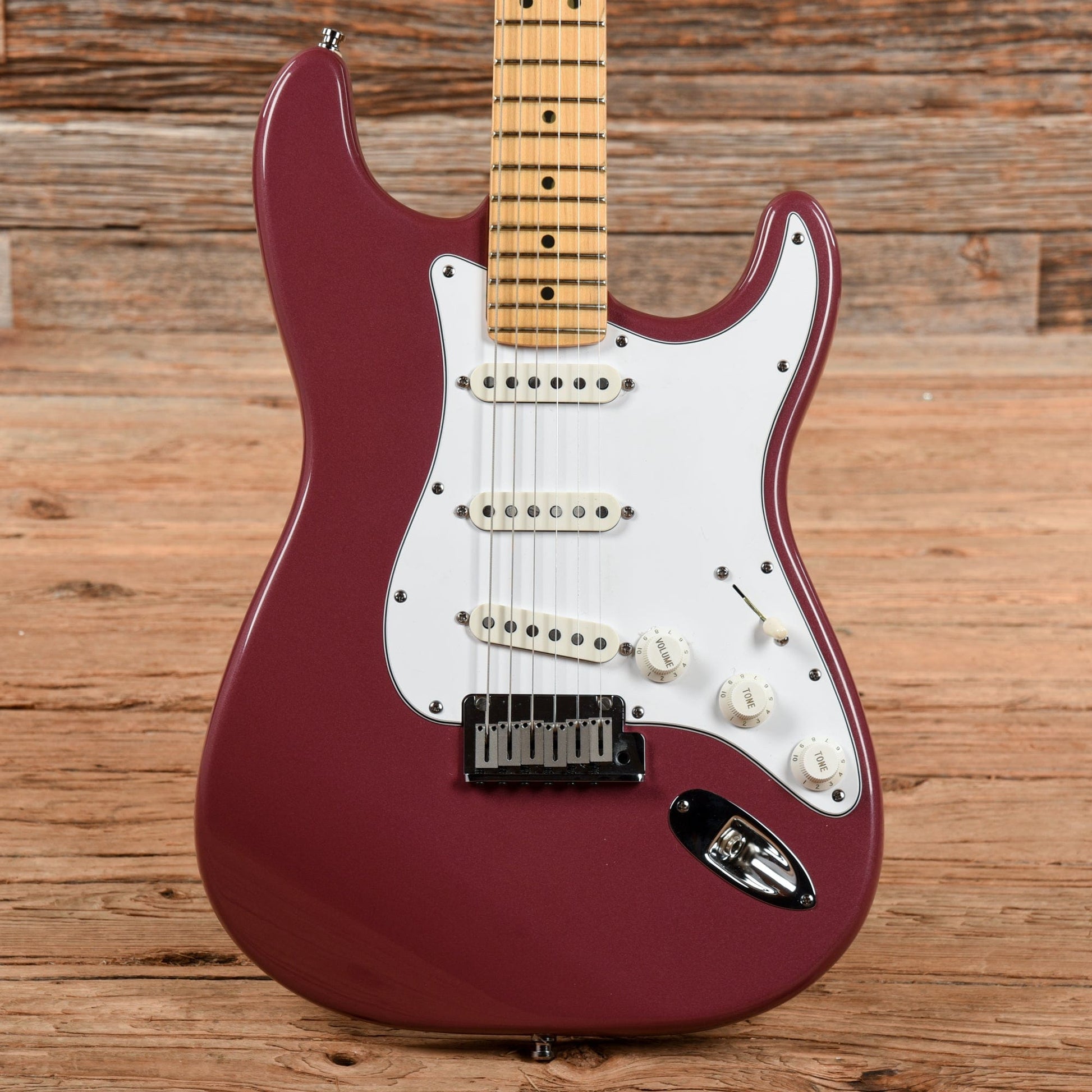 Fender Strat matching headstock Burgundy Mist 1995 Electric Guitars / Solid Body