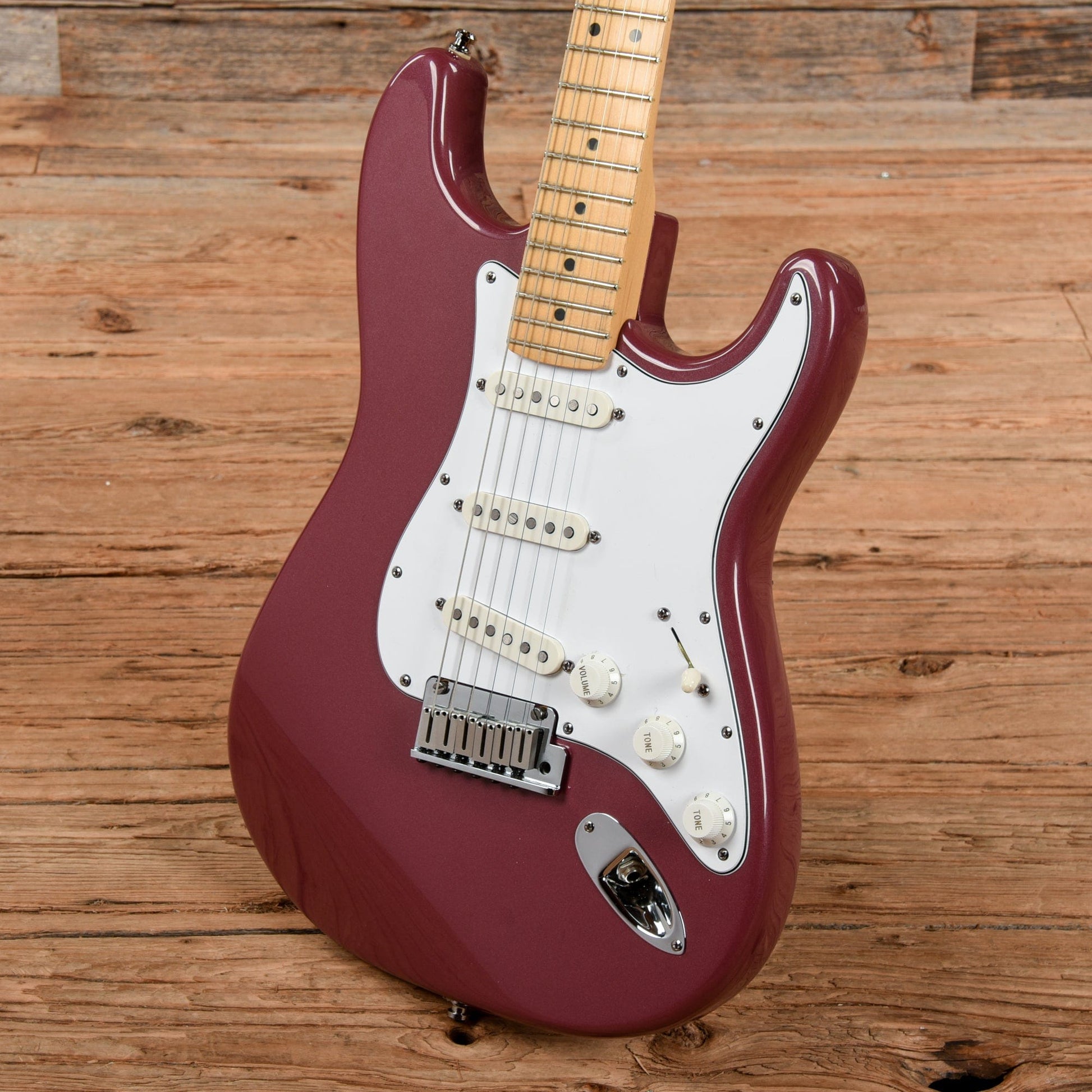 Fender Strat matching headstock Burgundy Mist 1995 Electric Guitars / Solid Body