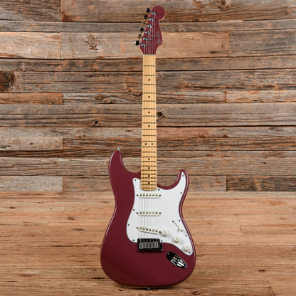 Fender Strat matching headstock Burgundy Mist 1995 Electric Guitars / Solid Body