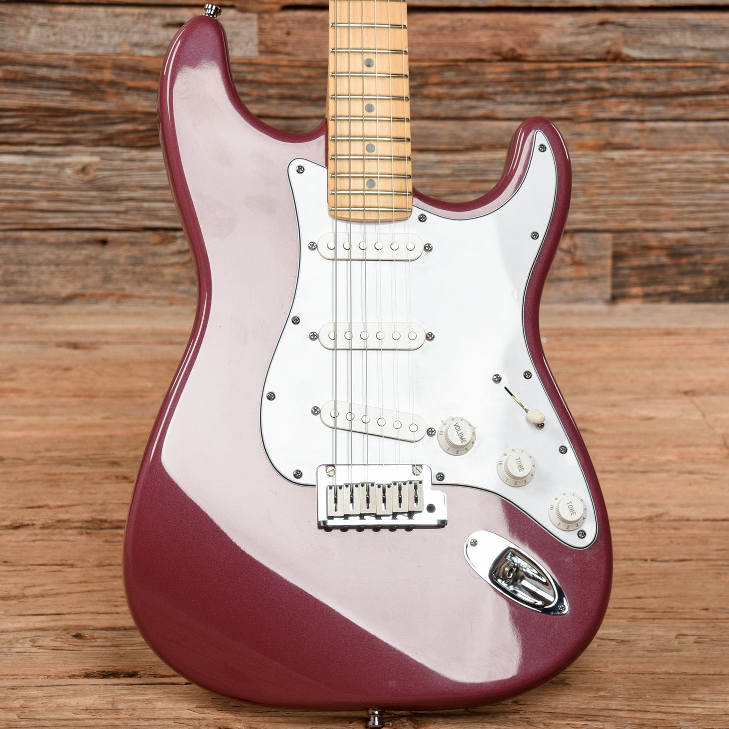 Fender Strat matching headstock Burgundy Mist 1995 Electric Guitars / Solid Body