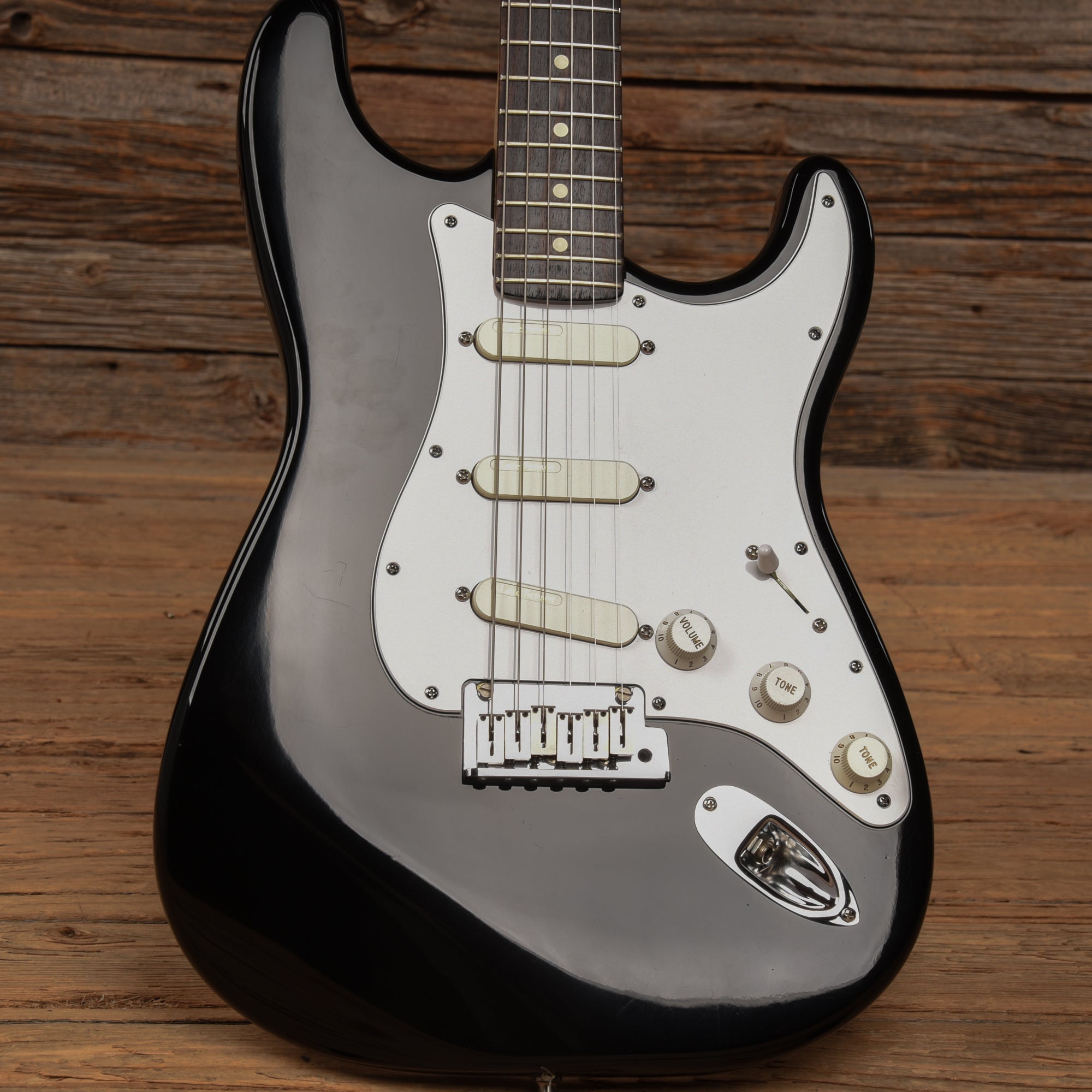 Fender Strat Plus Black 1989 Electric Guitars / Solid Body