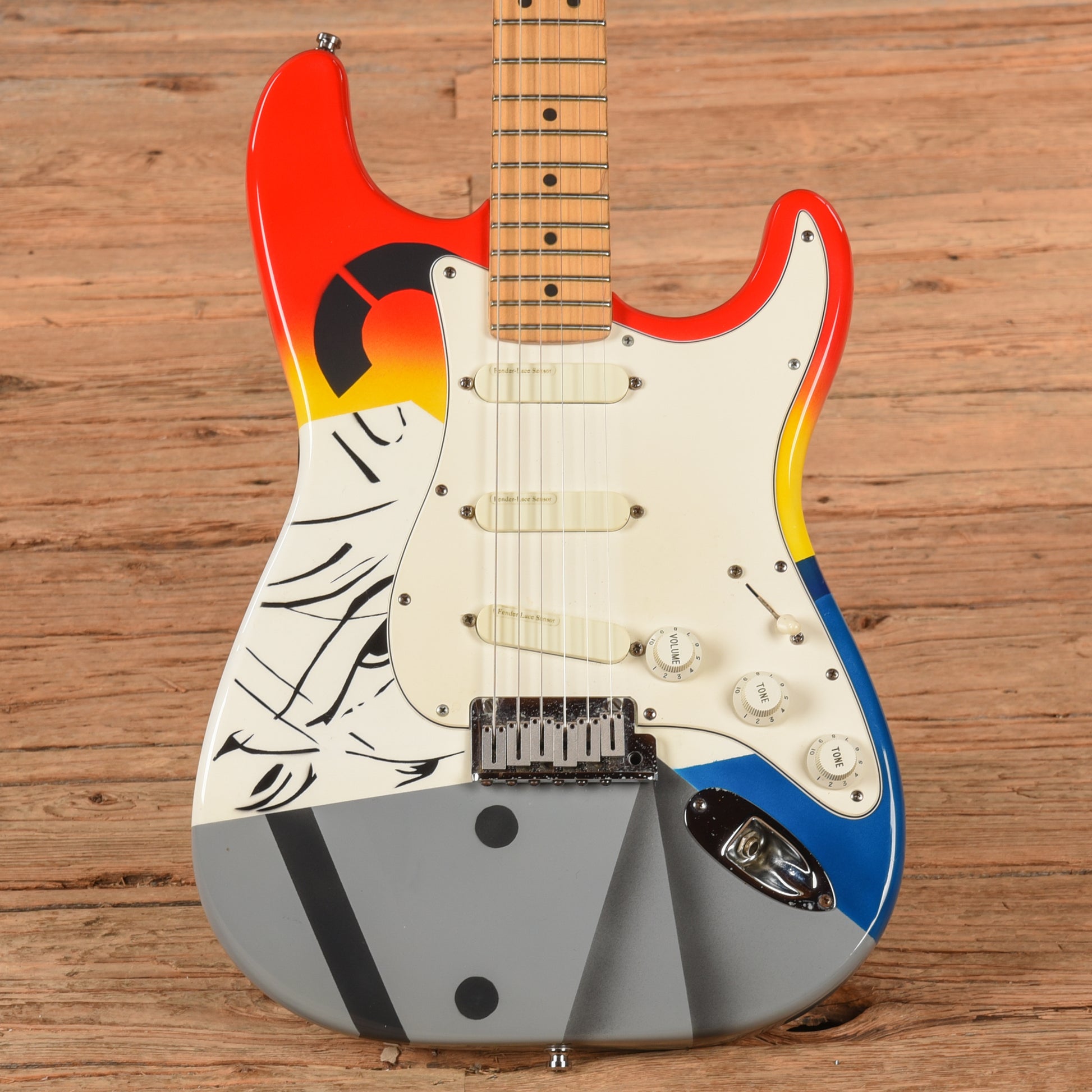 Fender Strat Plus Clapton Crash Replica 1995 Electric Guitars / Solid Body