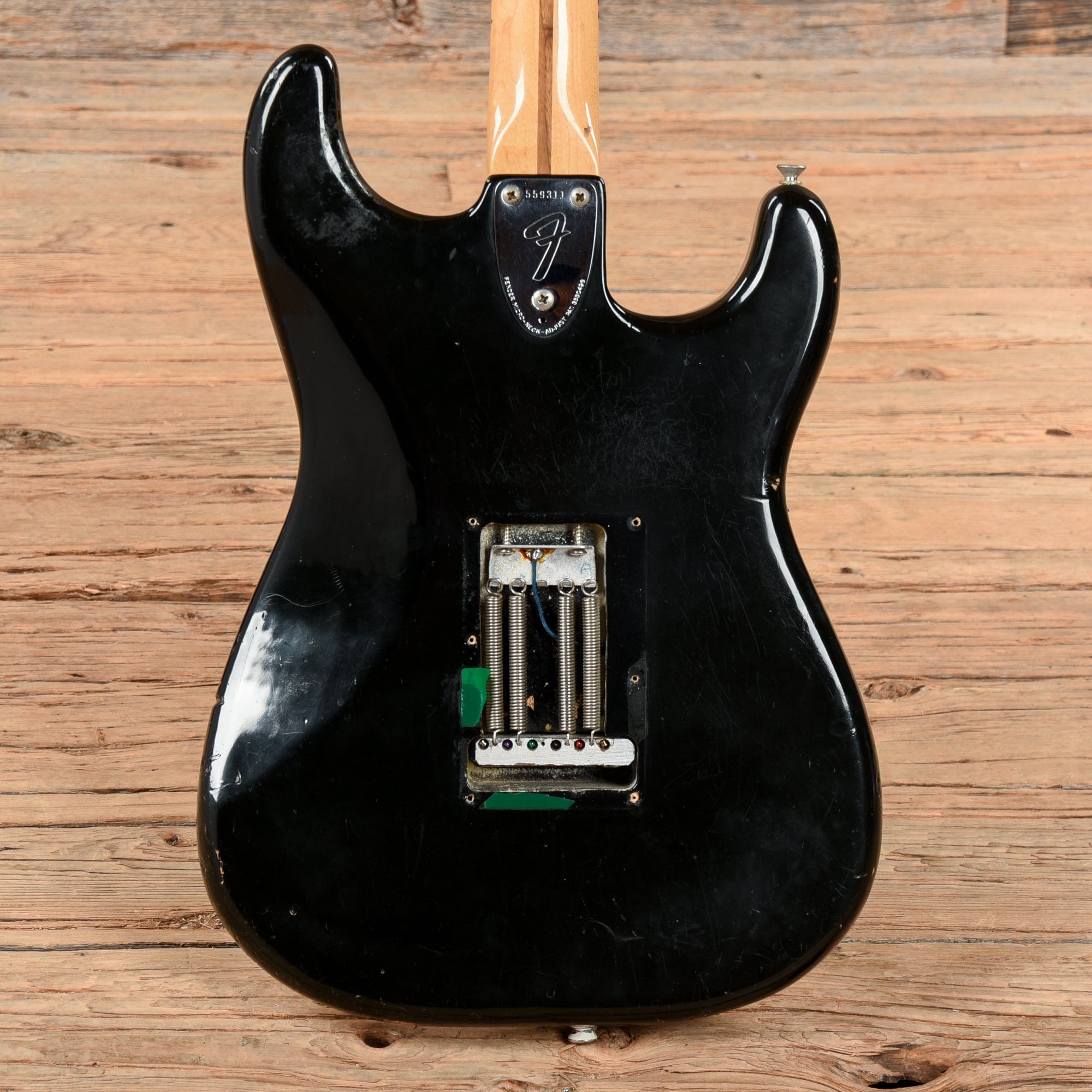 Fender Stratocaster Black 1974 LEFTY Electric Guitars / Solid Body
