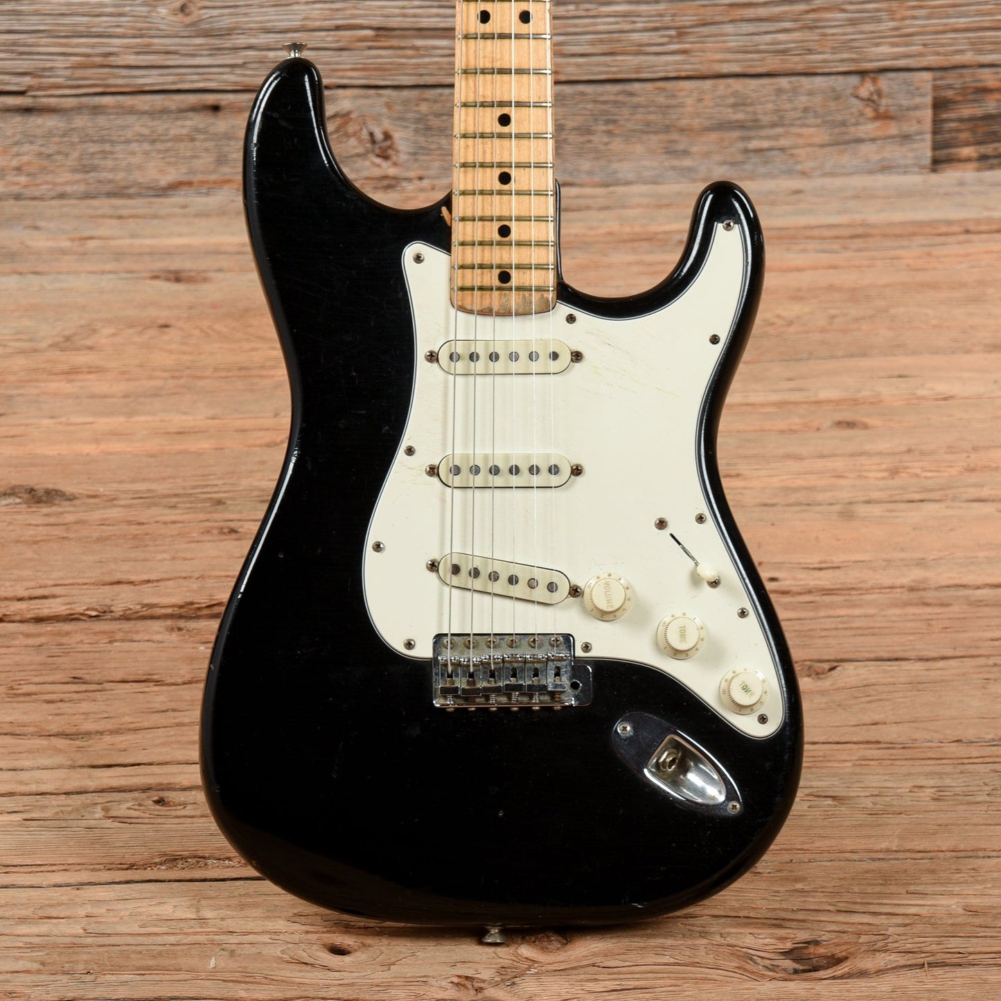 Fender Stratocaster Black 1975 Electric Guitars / Solid Body