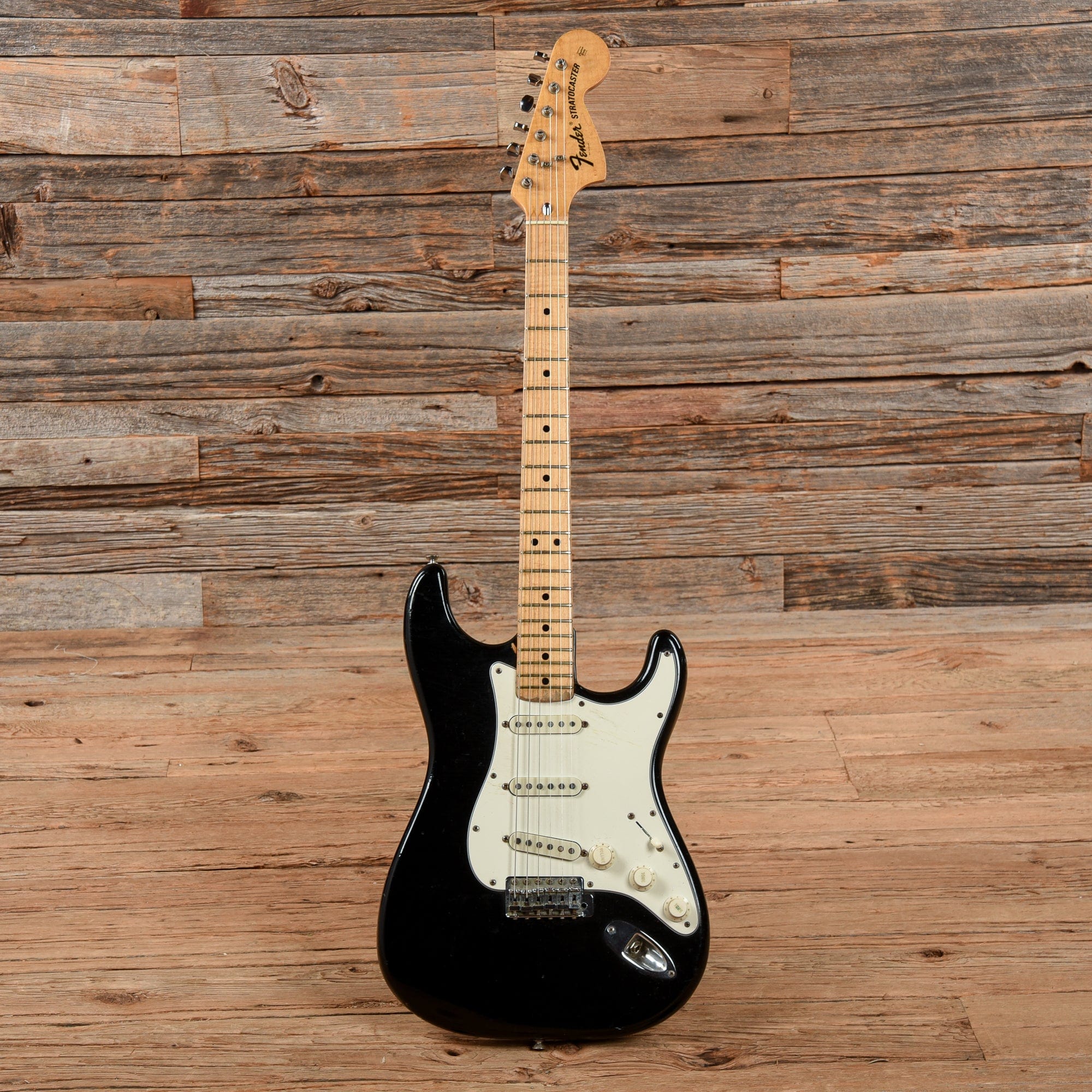 Fender Stratocaster Black 1975 Electric Guitars / Solid Body
