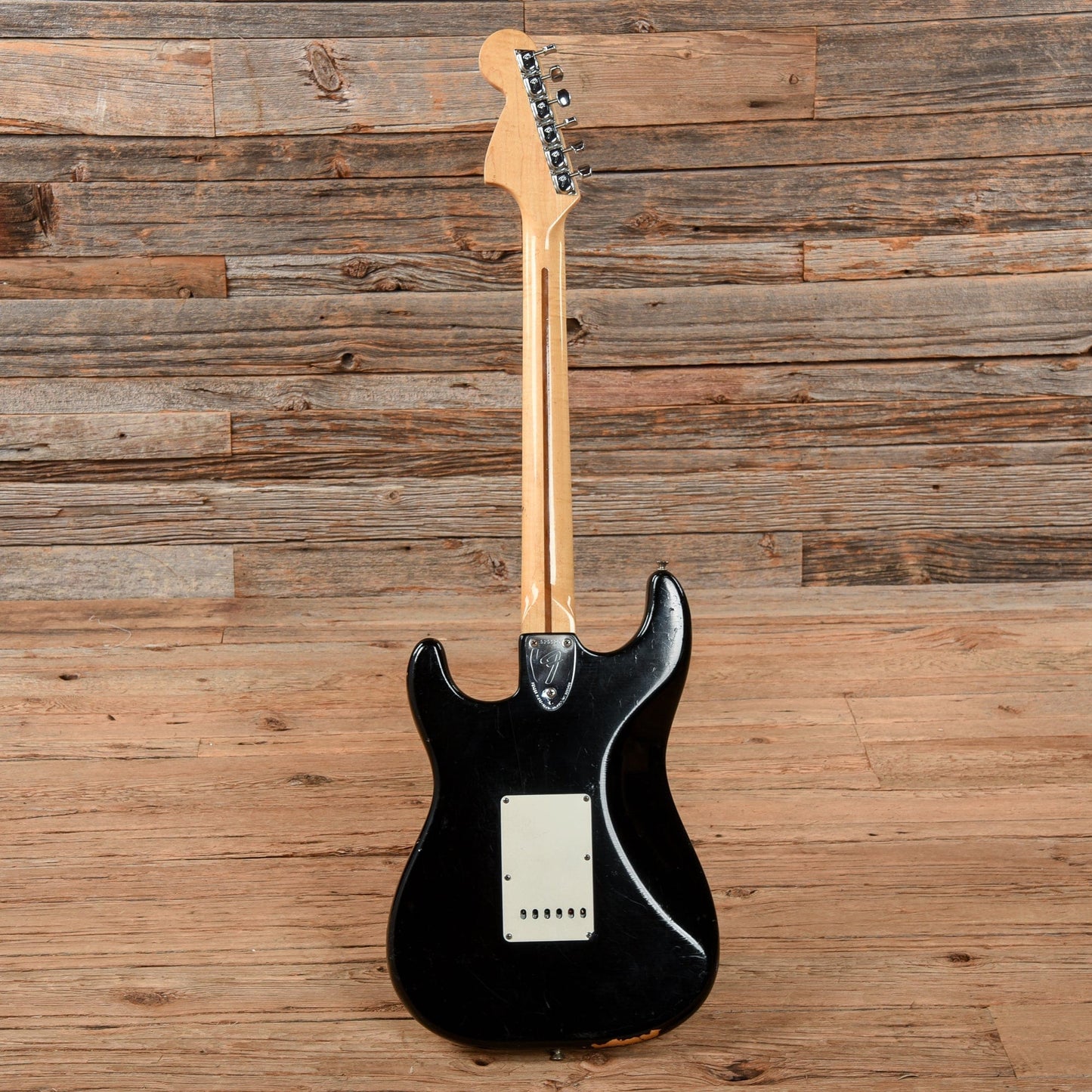 Fender Stratocaster Black 1975 Electric Guitars / Solid Body