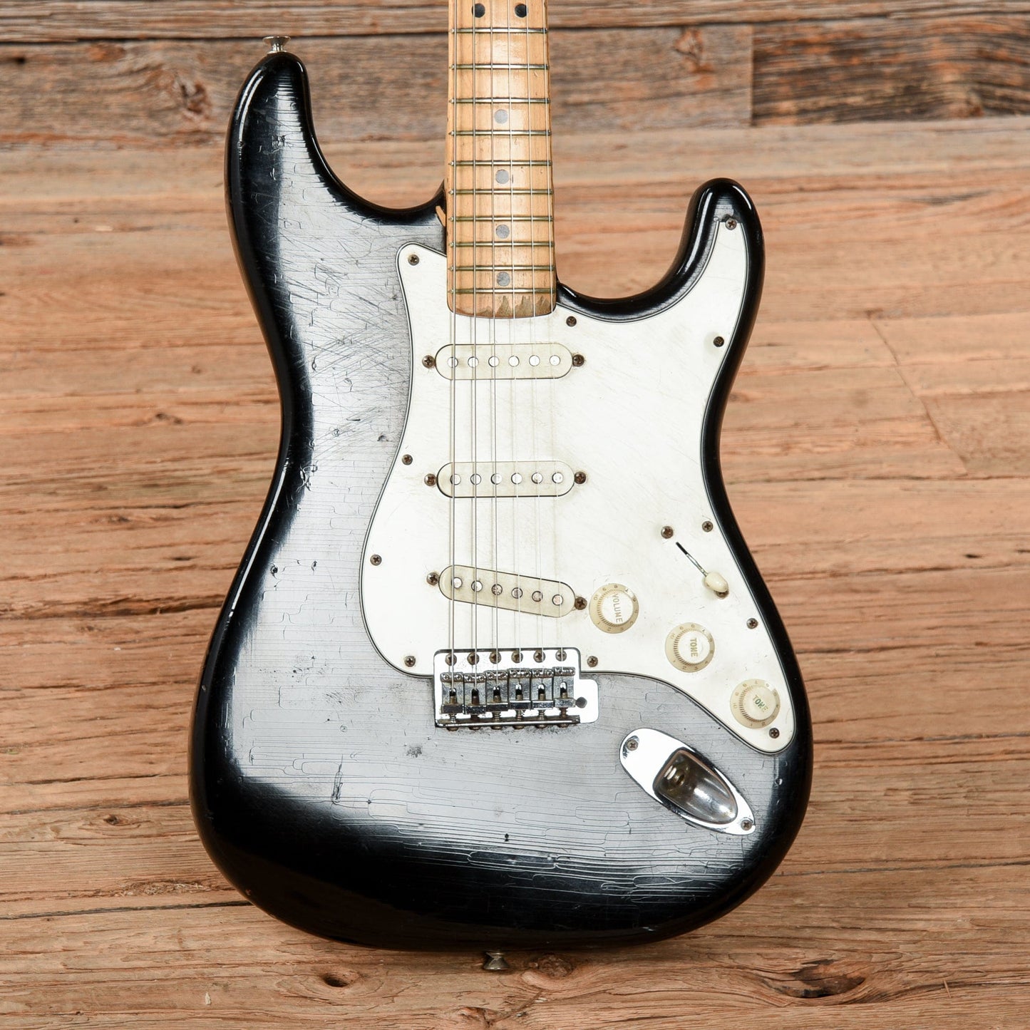 Fender Stratocaster Black 1975 Electric Guitars / Solid Body