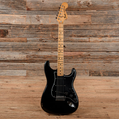 Fender Stratocaster Black 1976 Electric Guitars / Solid Body