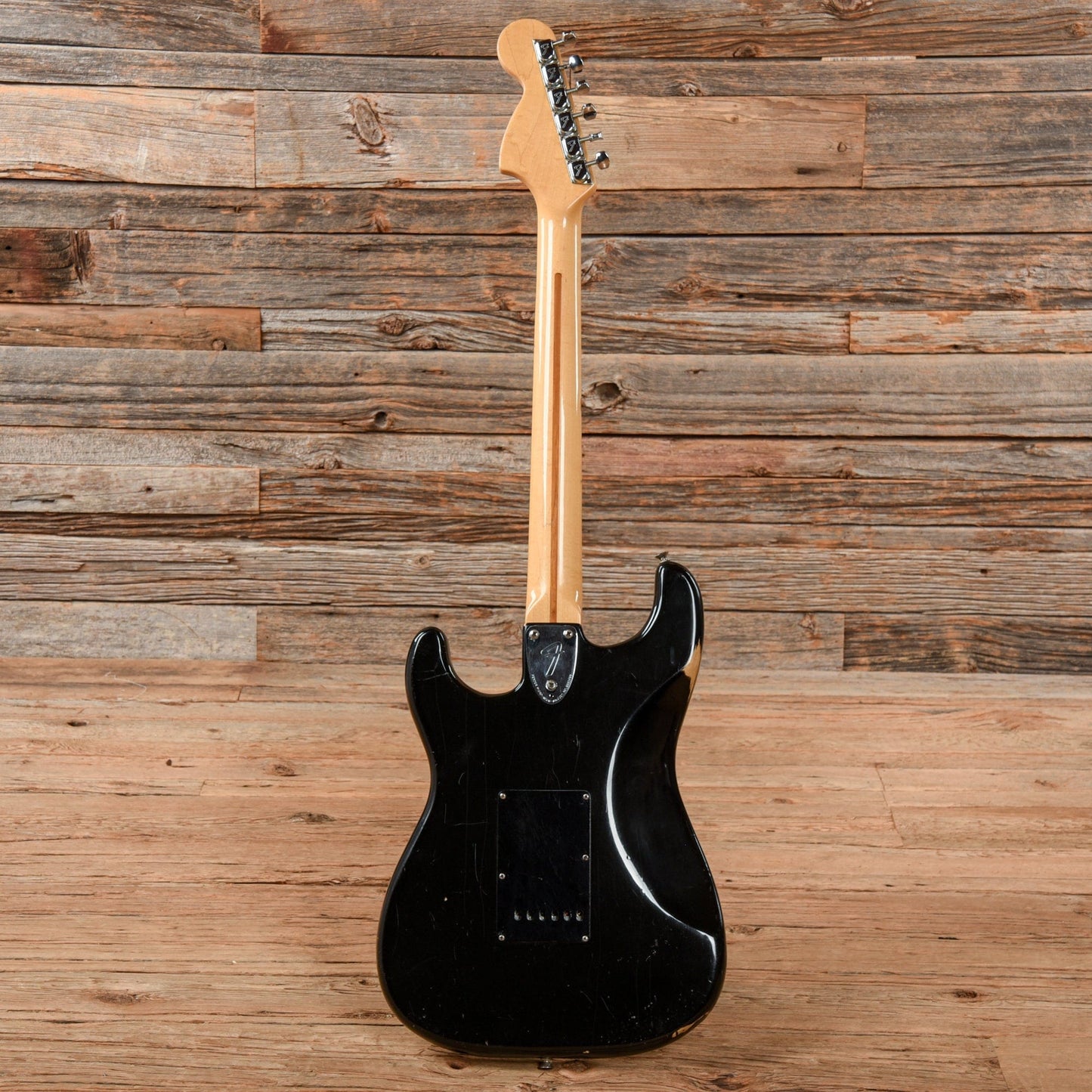 Fender Stratocaster Black 1976 Electric Guitars / Solid Body