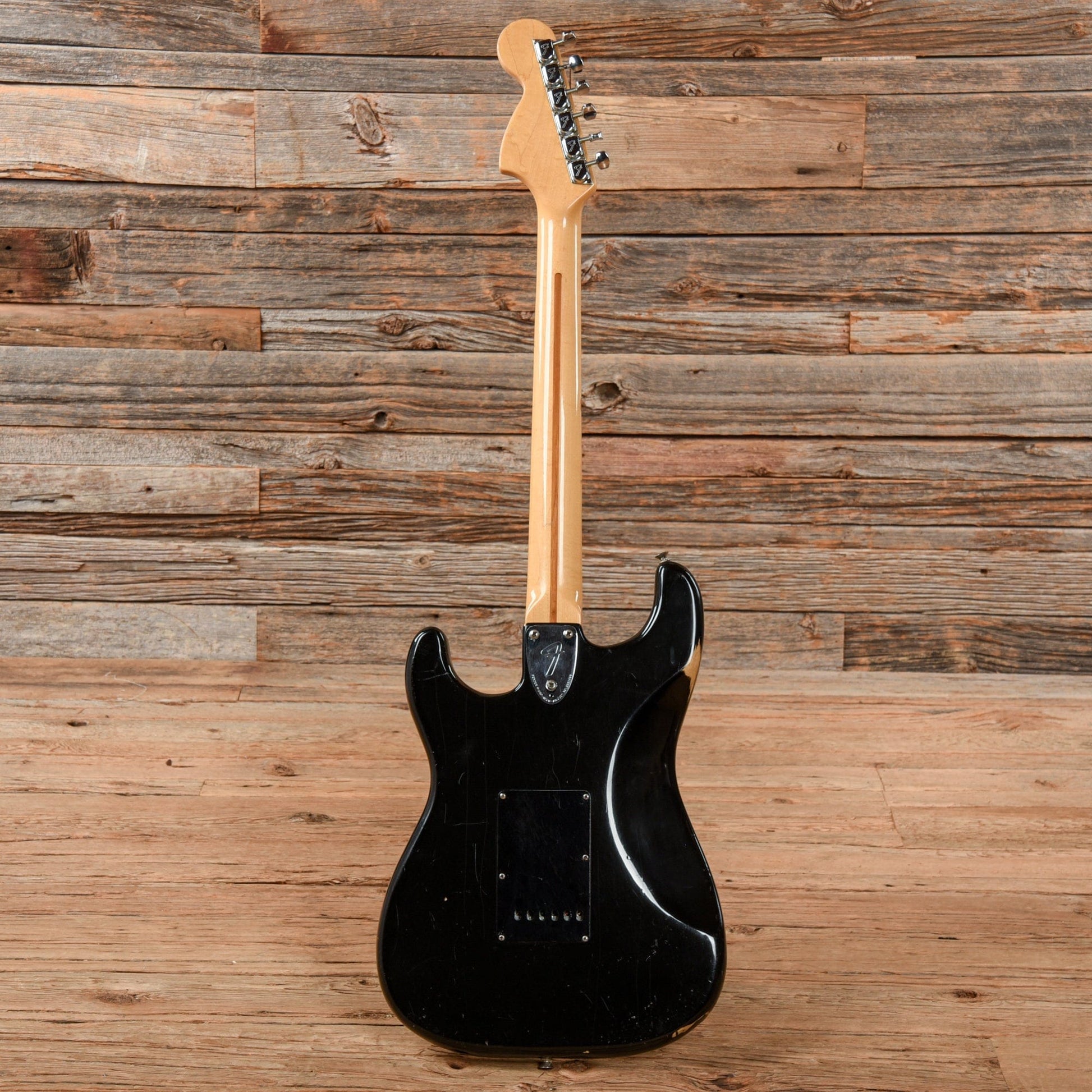 Fender Stratocaster Black 1976 Electric Guitars / Solid Body