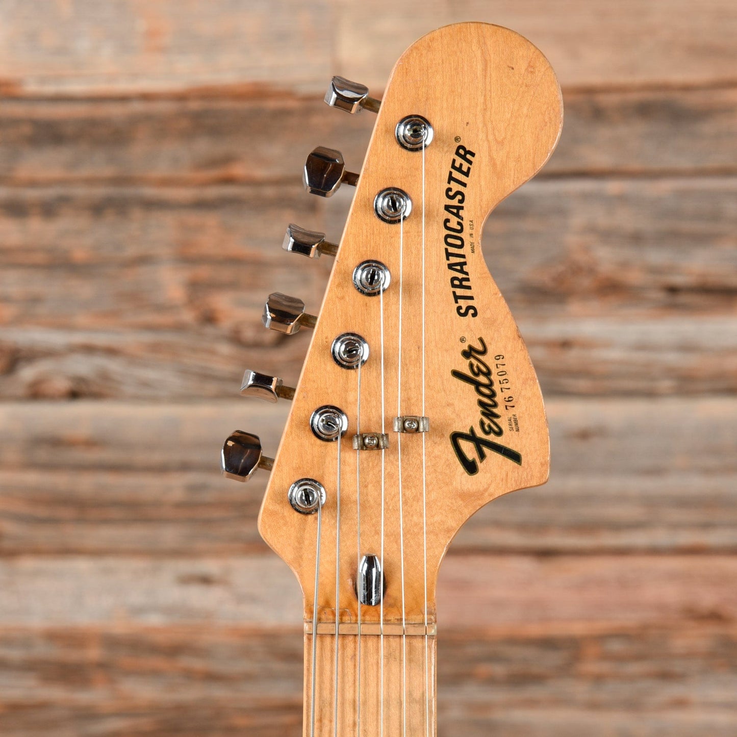 Fender Stratocaster Black 1976 Electric Guitars / Solid Body