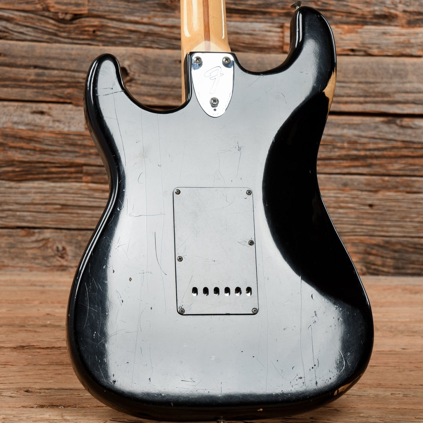 Fender Stratocaster Black 1976 Electric Guitars / Solid Body