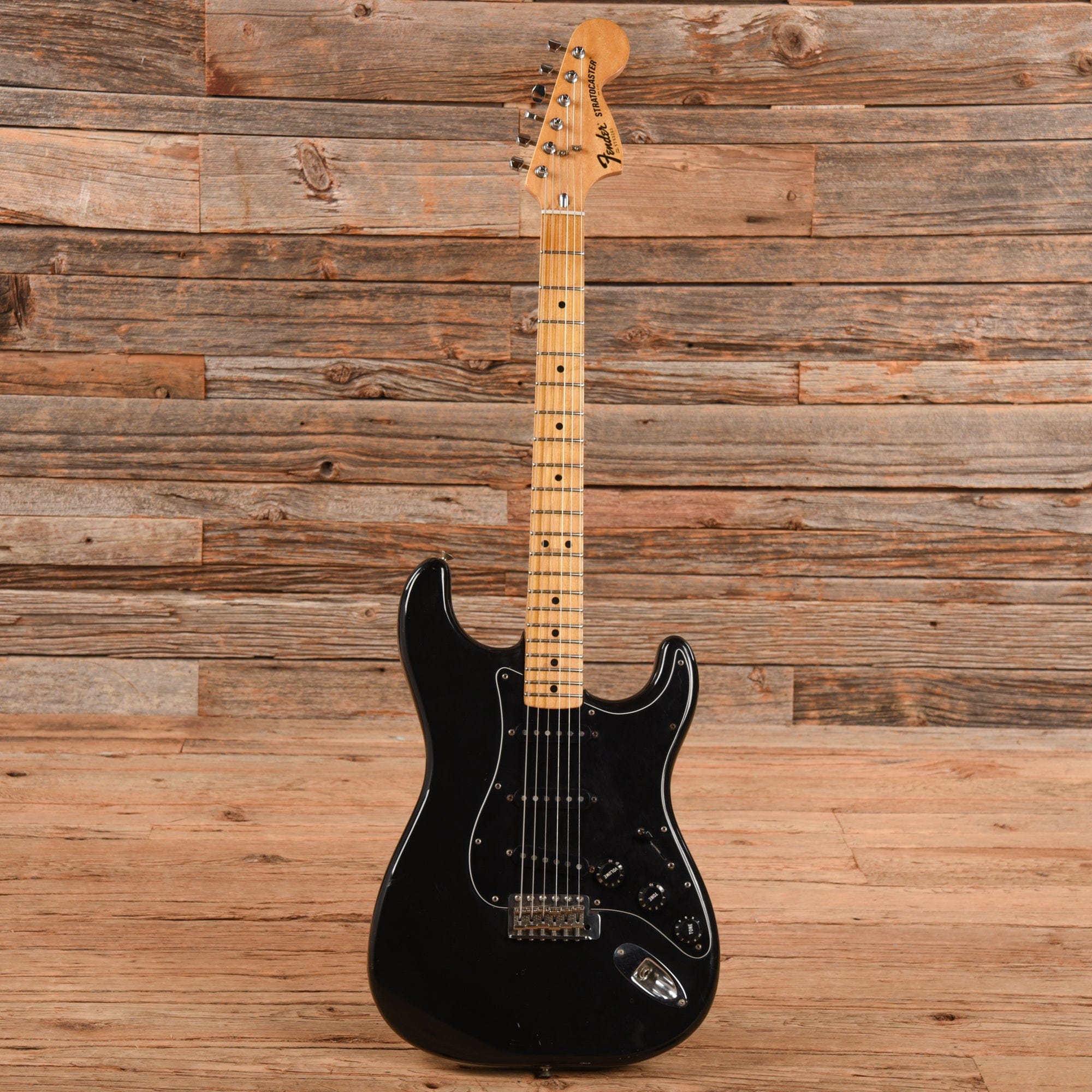 Fender Stratocaster Black 1978 Electric Guitars / Solid Body