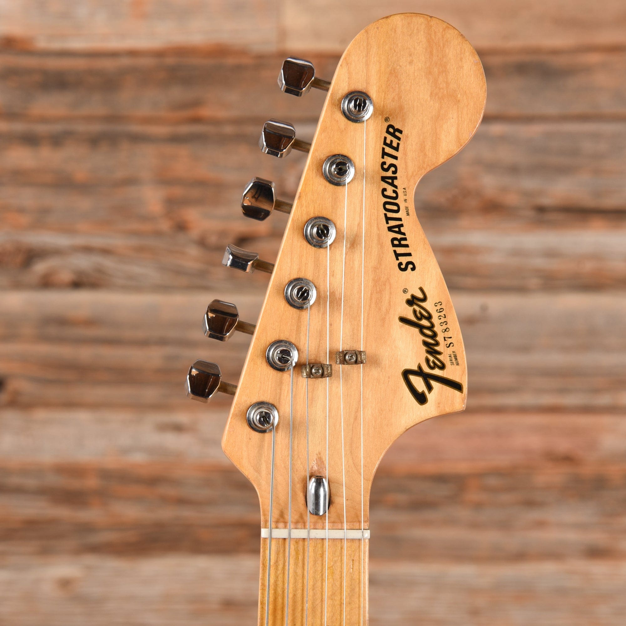 Fender Stratocaster Black 1978 Electric Guitars / Solid Body