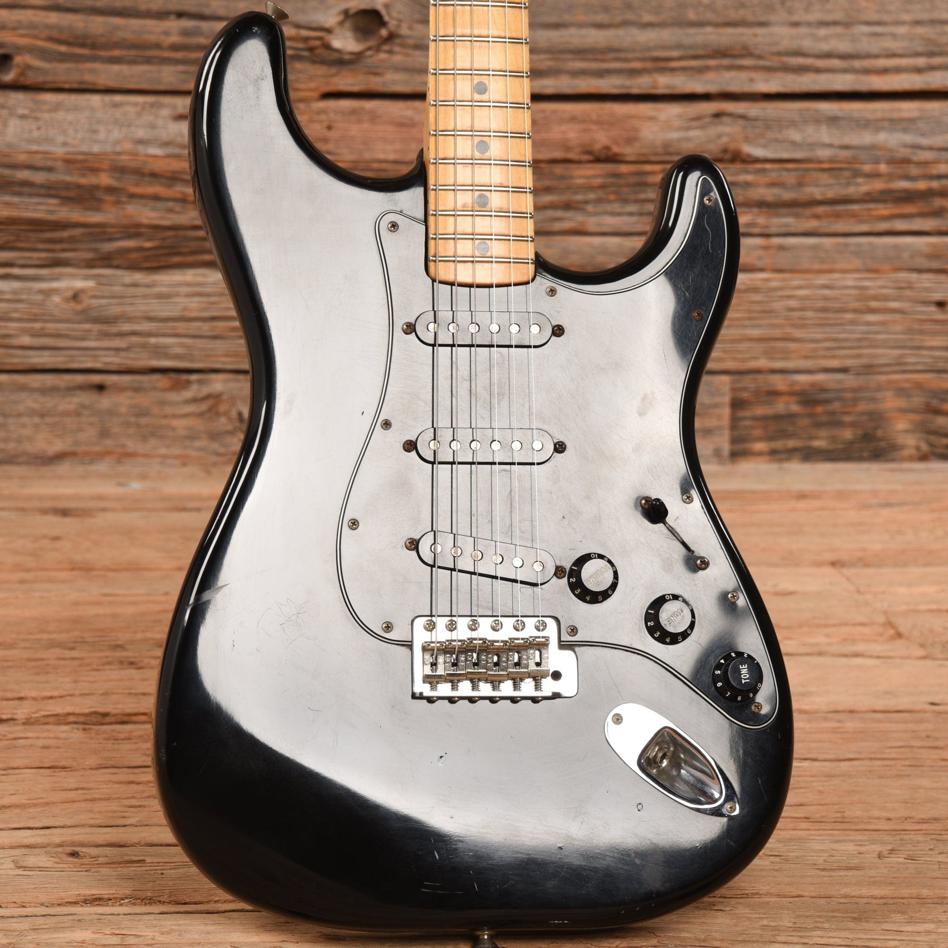 Fender Stratocaster Black 1978 Electric Guitars / Solid Body