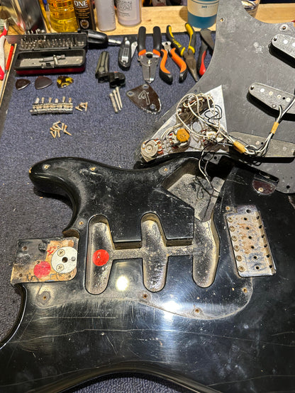 Fender Stratocaster Black 1979 Electric Guitars / Solid Body