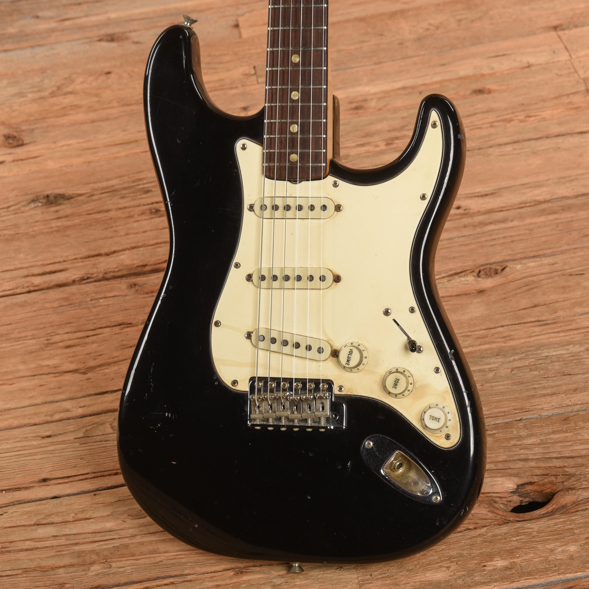 Fender Stratocaster Black Refin 1969 Electric Guitars / Solid Body