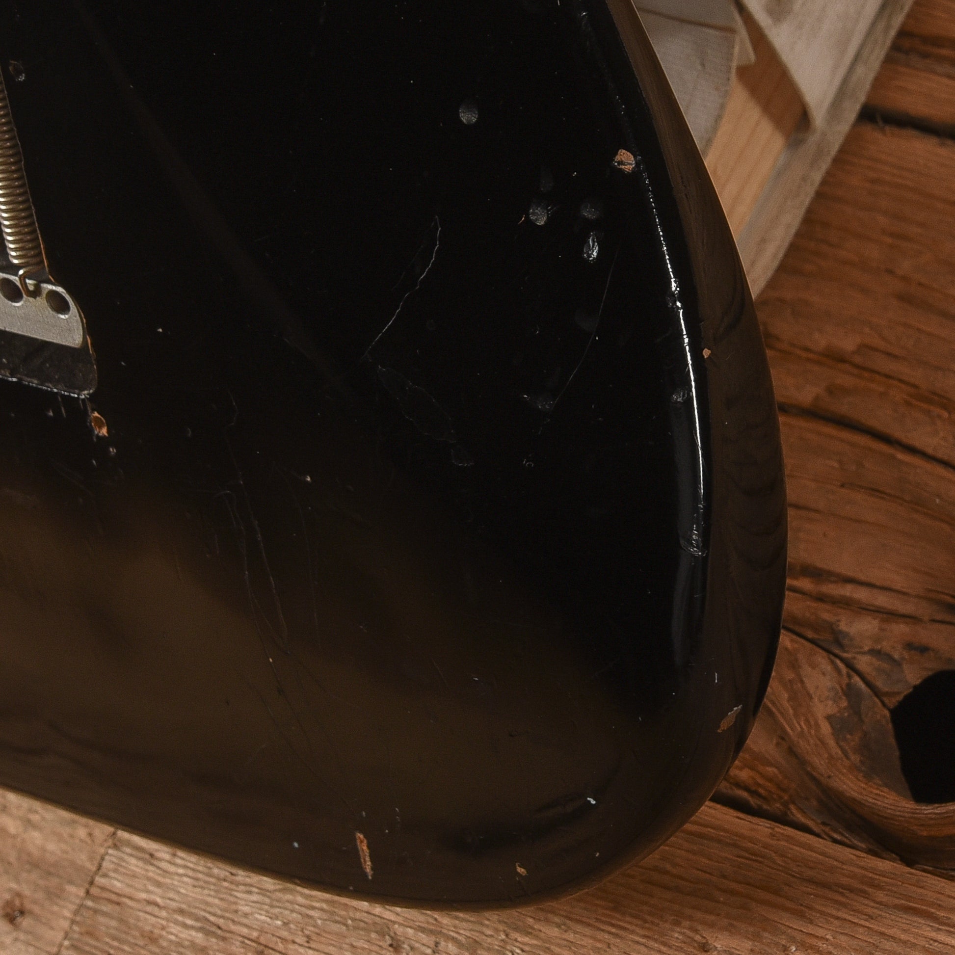 Fender Stratocaster Black Refin 1969 Electric Guitars / Solid Body