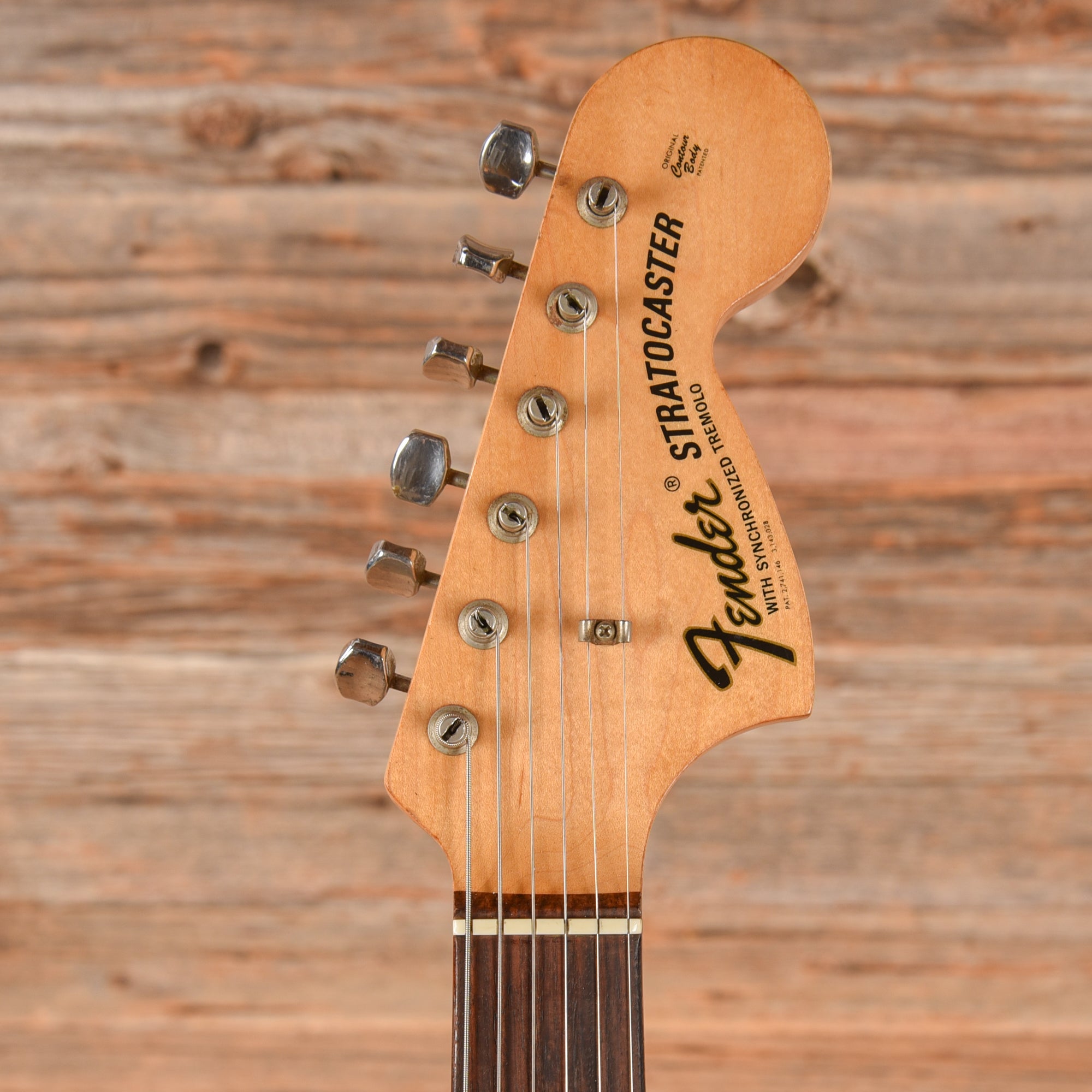 Fender Stratocaster Black Refin 1969 Electric Guitars / Solid Body