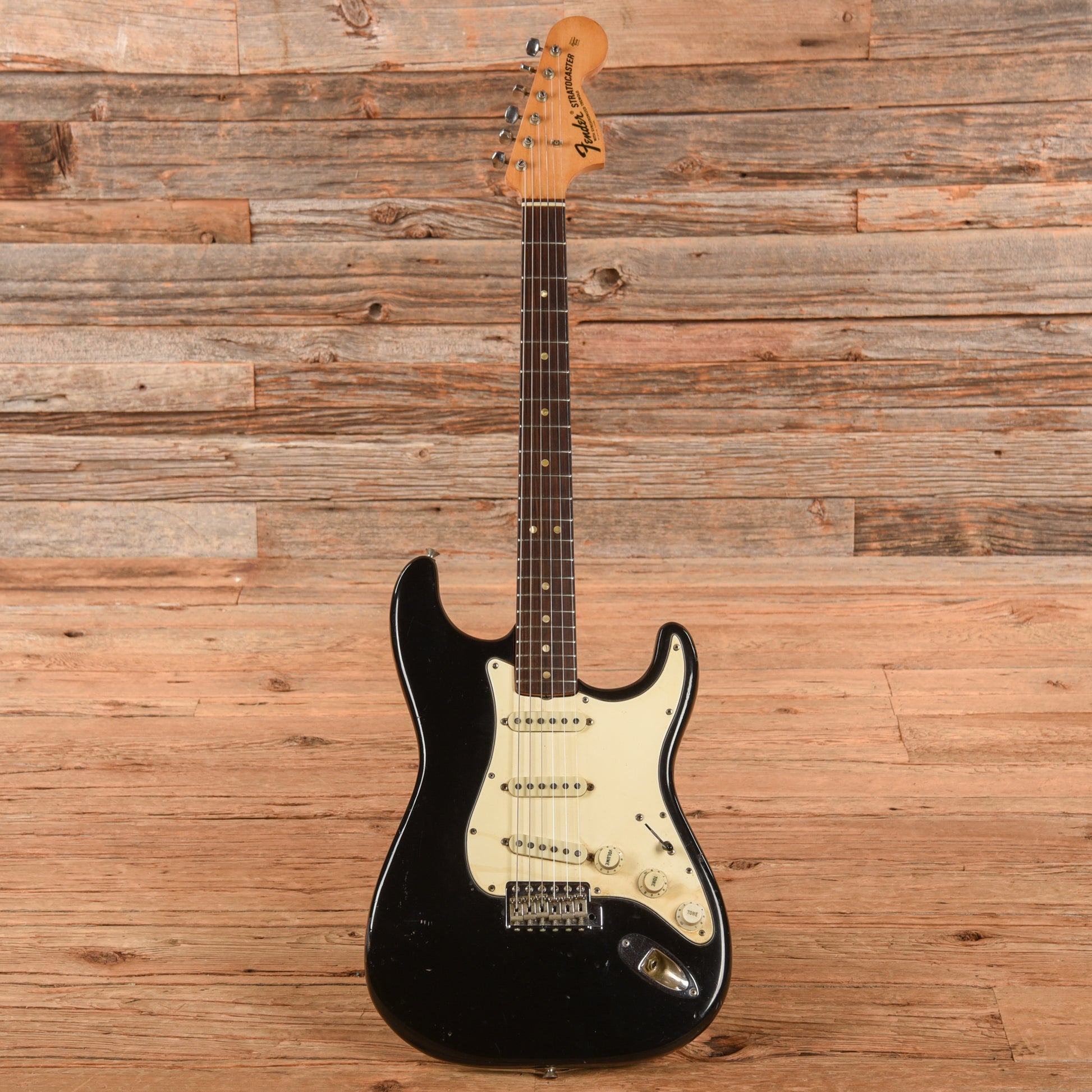 Fender Stratocaster Black Refin 1969 Electric Guitars / Solid Body