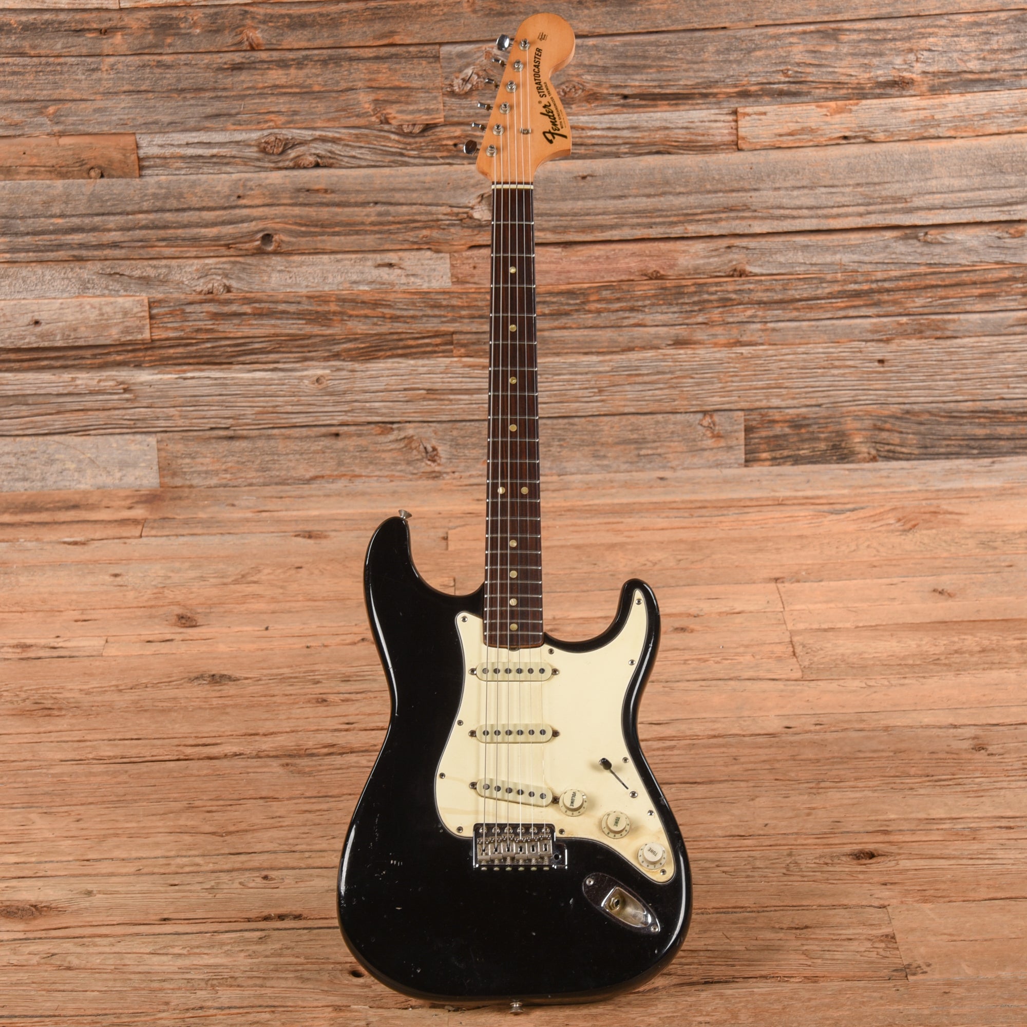 Fender Stratocaster Black Refin 1969 Electric Guitars / Solid Body