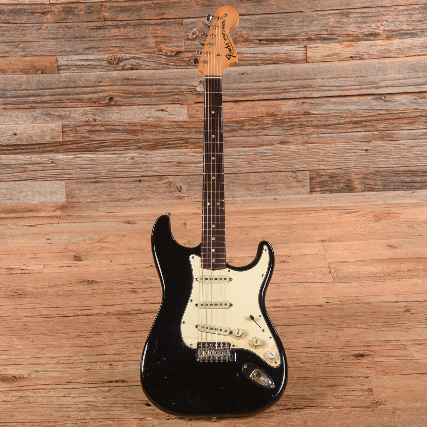 Fender Stratocaster Black Refin 1969 Electric Guitars / Solid Body