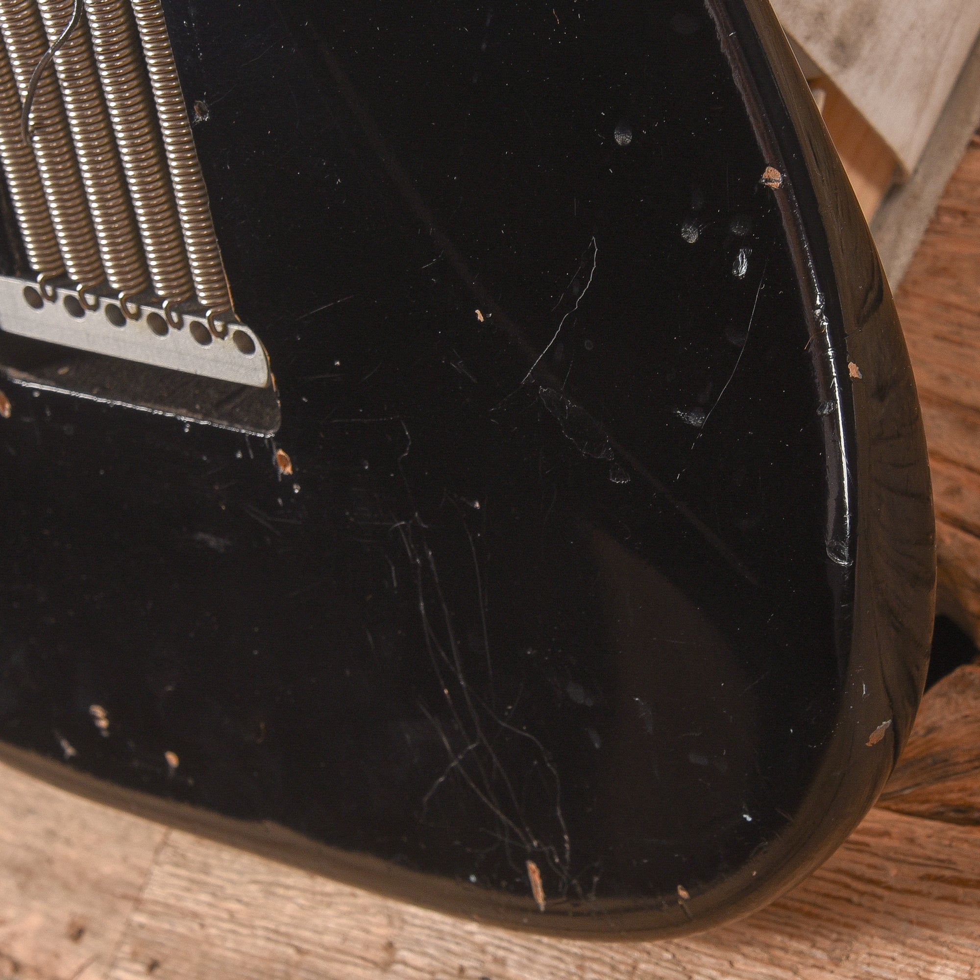 Fender Stratocaster Black Refin 1969 Electric Guitars / Solid Body