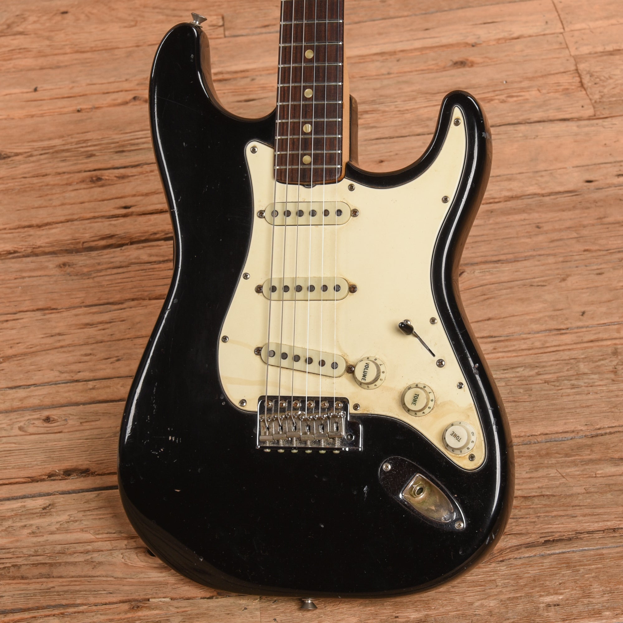 Fender Stratocaster Black Refin 1969 Electric Guitars / Solid Body