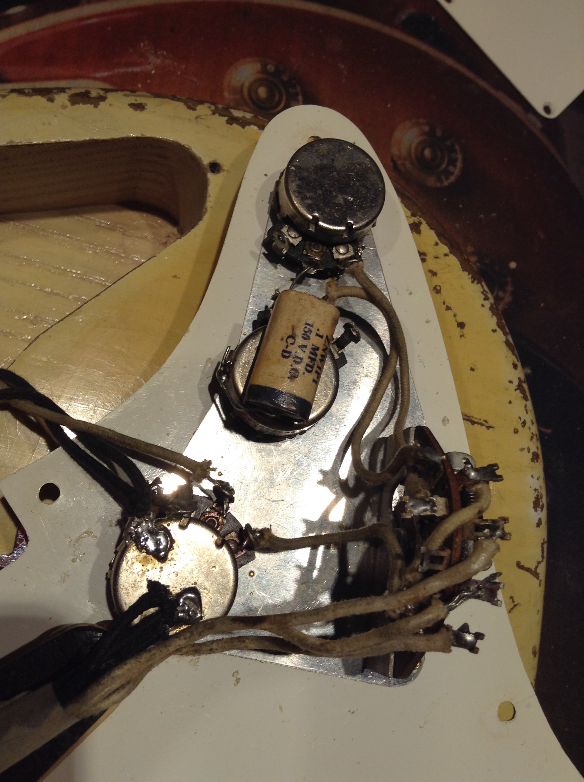 Fender Stratocaster Blonde 1958 Electric Guitars / Solid Body