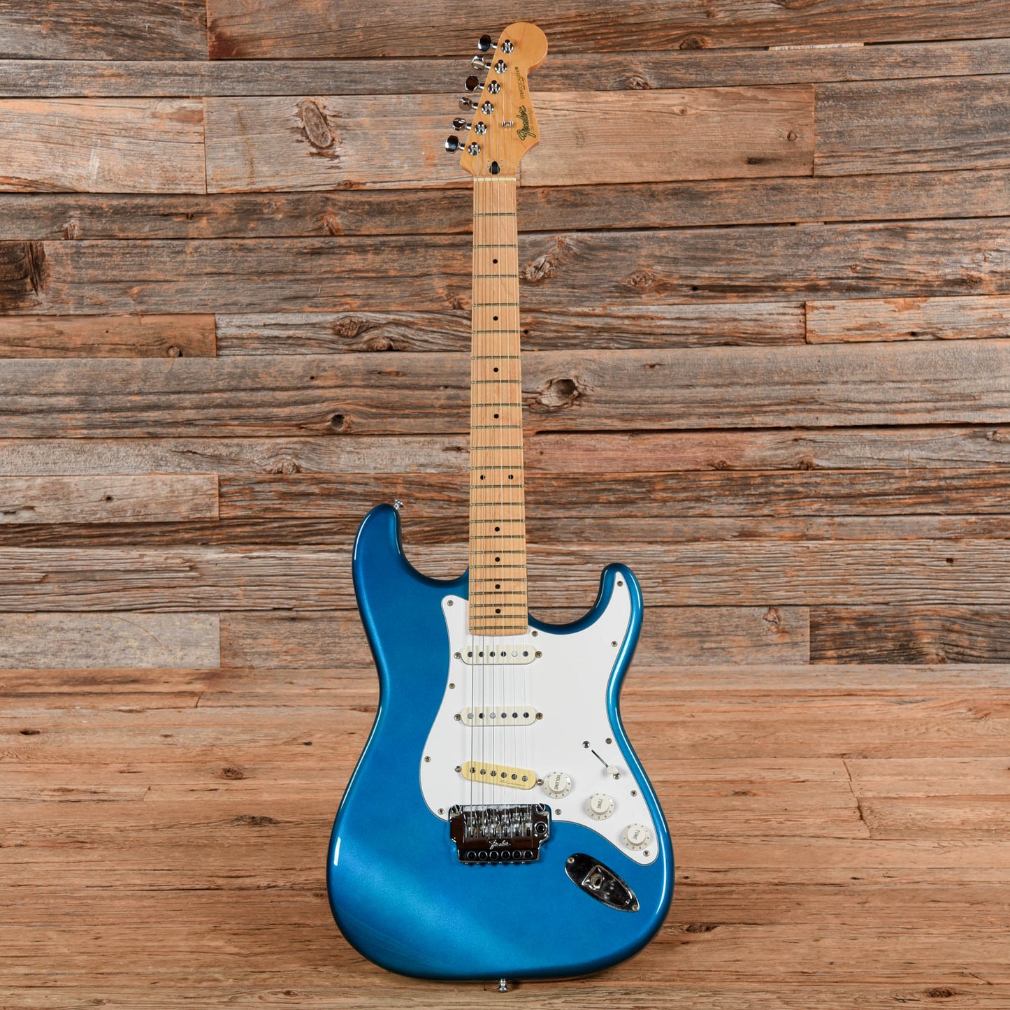Fender Stratocaster Blue Metallic Electric Guitars / Solid Body
