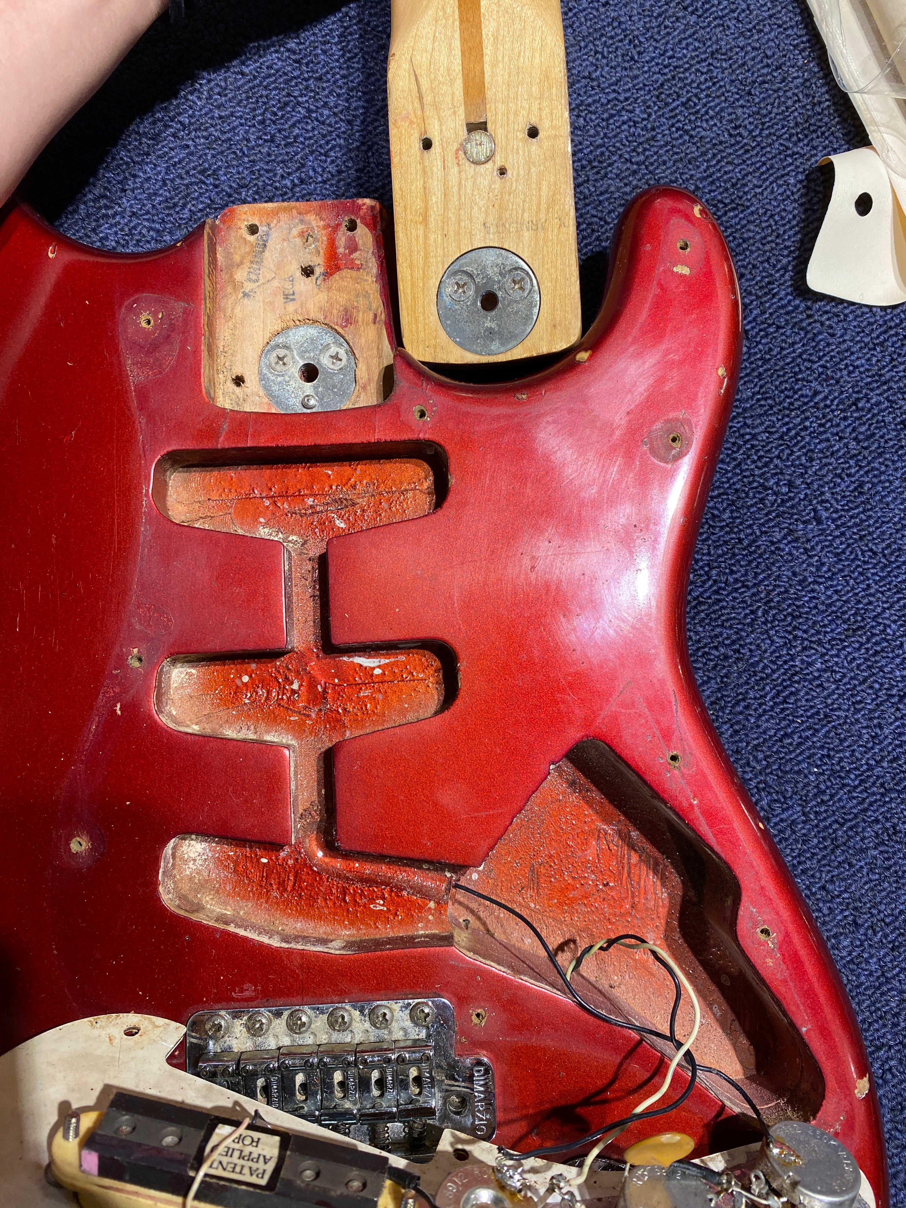Fender Stratocaster Candy Apple Red 1972 Electric Guitars / Solid Body