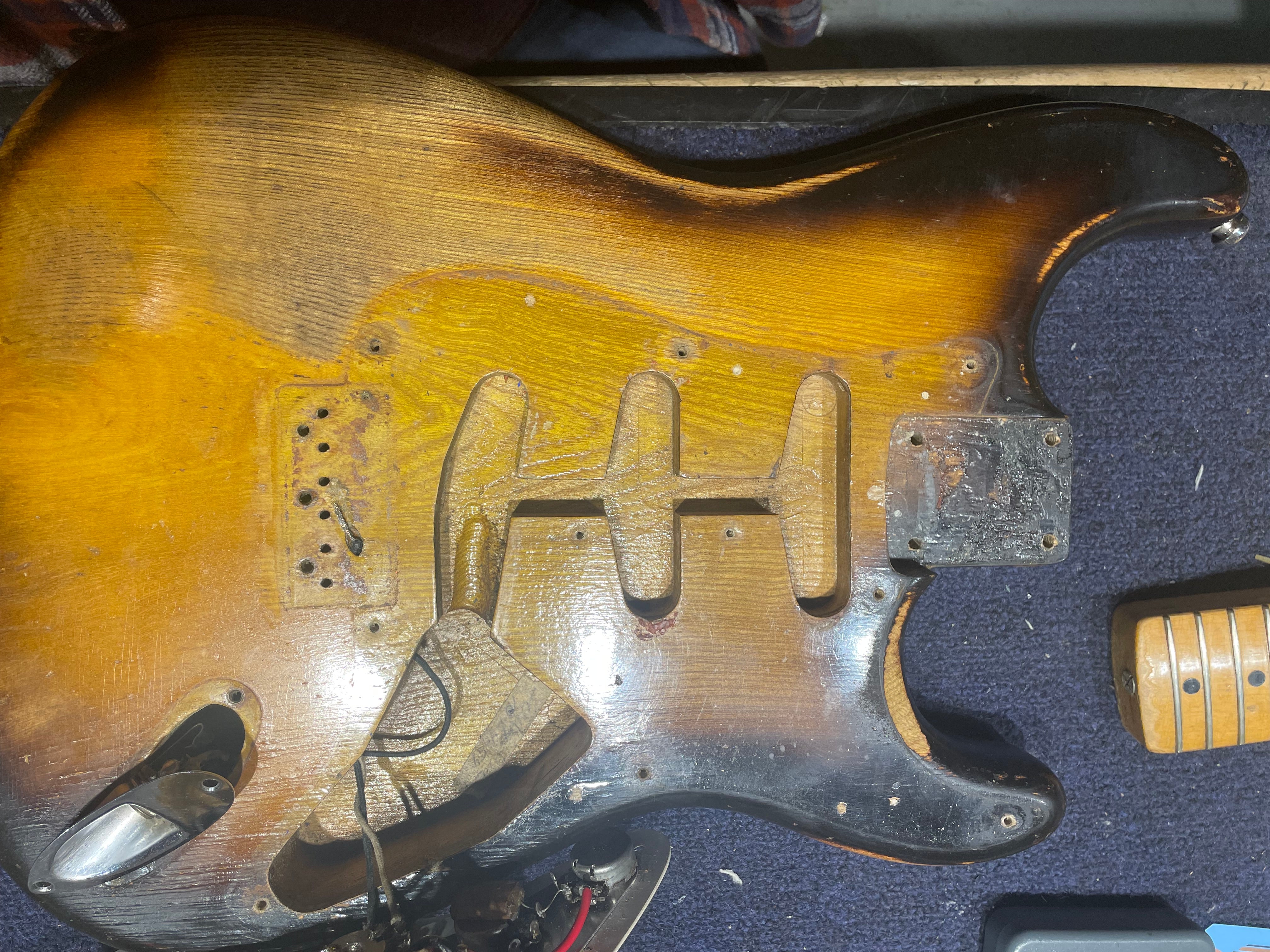 Fender Stratocaster Hardtail Sunburst 1954 Electric Guitars / Solid Body