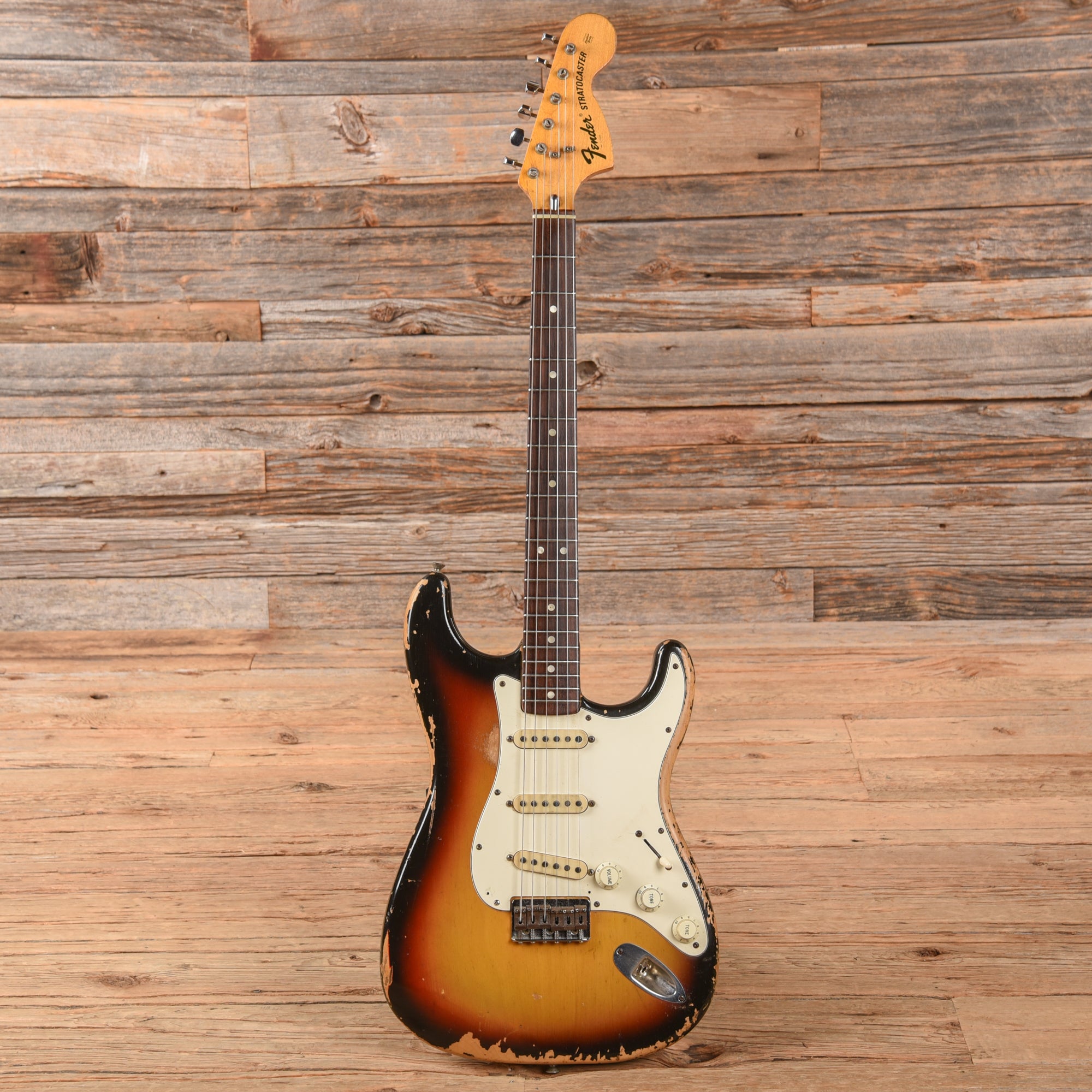 Fender Stratocaster Hardtail Sunburst 1972 Electric Guitars / Solid Body