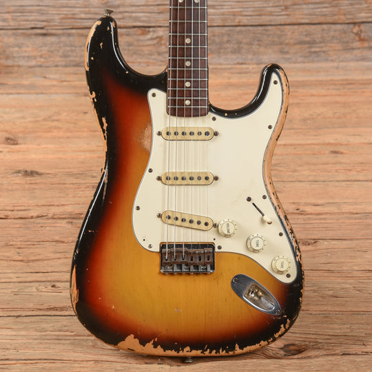 Fender Stratocaster Hardtail Sunburst 1972 Electric Guitars / Solid Body