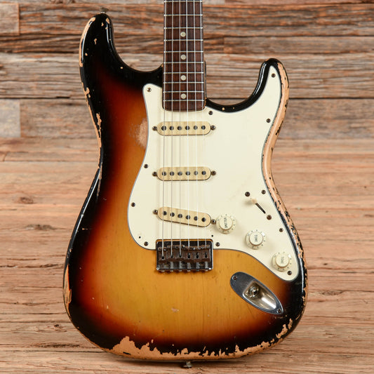 Fender Stratocaster Hardtail Sunburt 1972 Electric Guitars / Solid Body
