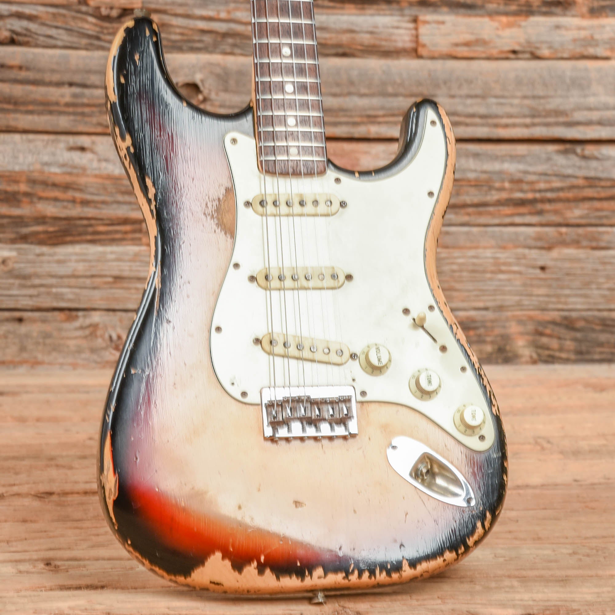 Fender Stratocaster Hardtail Sunburt 1972 Electric Guitars / Solid Body