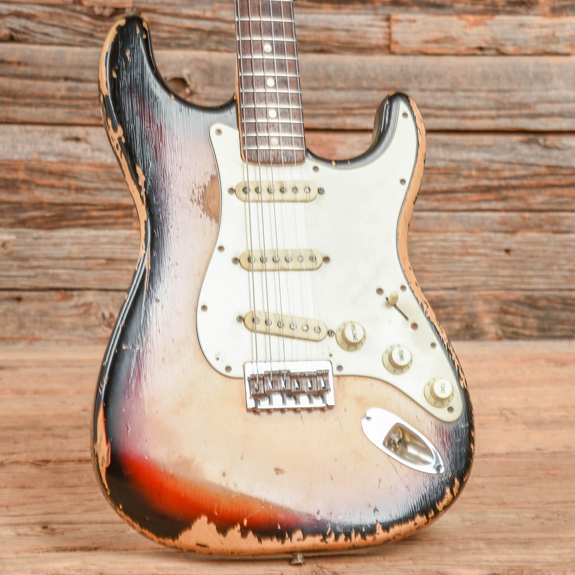 Fender Stratocaster Hardtail Sunburt 1972 Electric Guitars / Solid Body