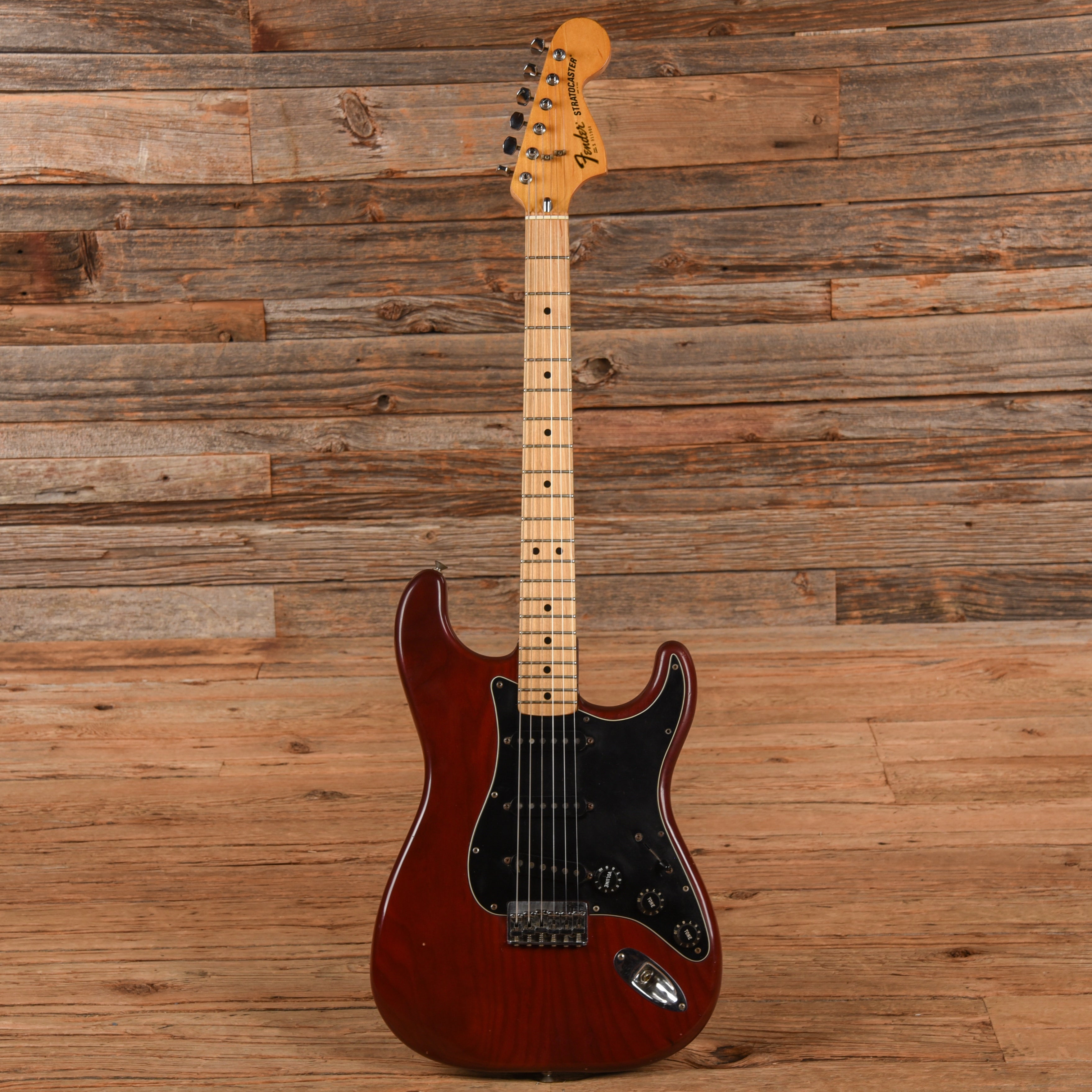 Fender Stratocaster Hardtail Wine 1978 Electric Guitars / Solid Body