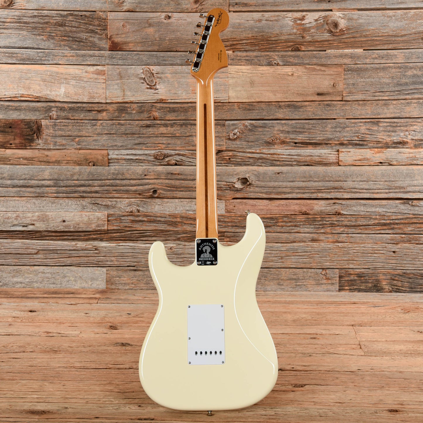 Fender Stratocaster Jimi Hendrix Reissue Olympic White - Dave Amato of REO Speedwagon Electric Guitars / Solid Body