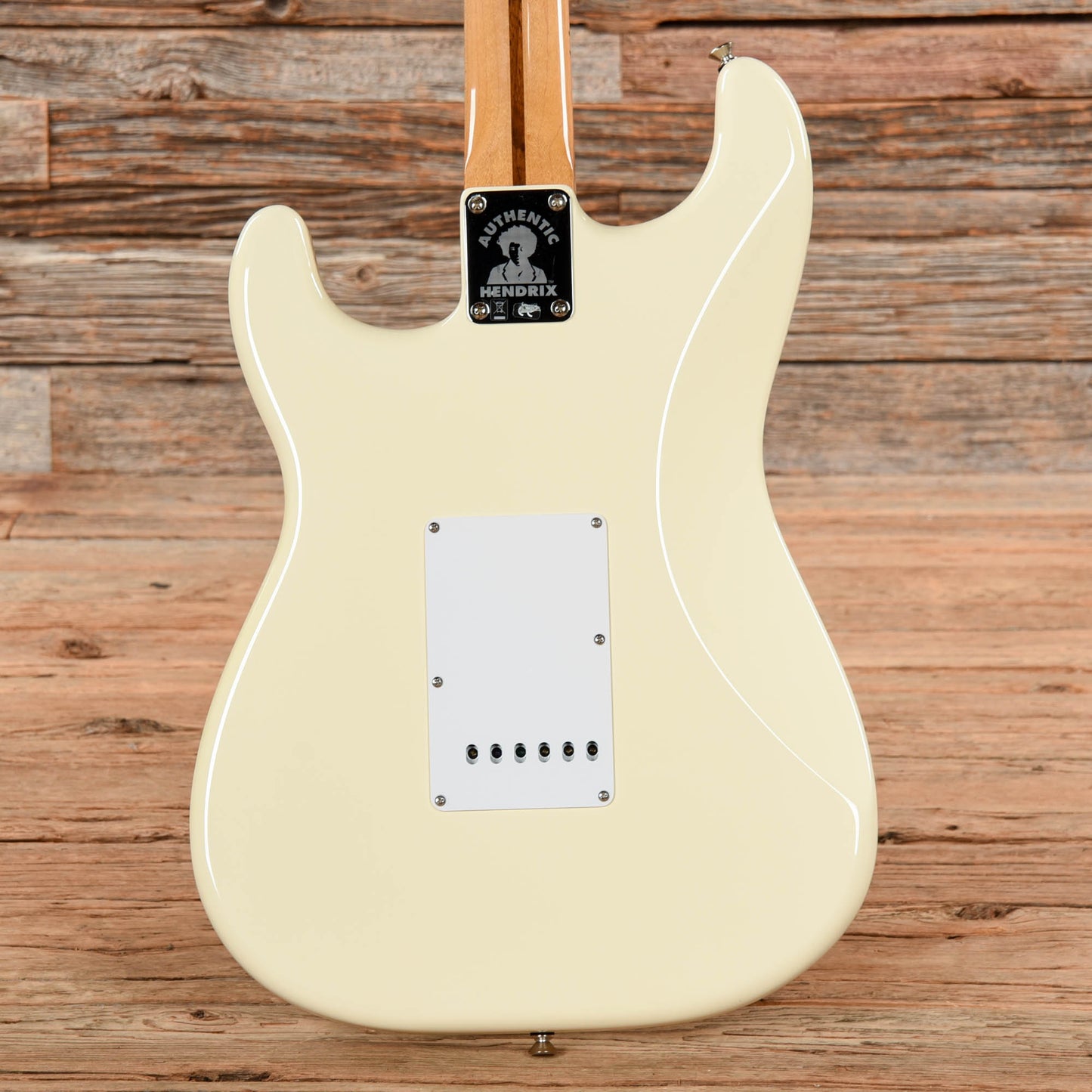 Fender Stratocaster Jimi Hendrix Reissue Olympic White - Dave Amato of REO Speedwagon Electric Guitars / Solid Body
