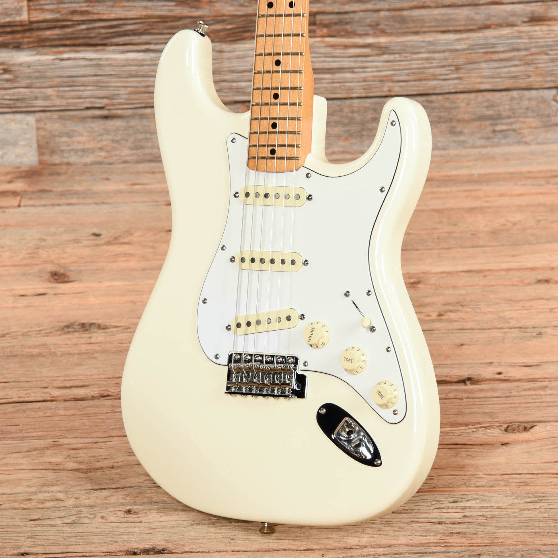 Fender Stratocaster Jimi Hendrix Reissue Olympic White - Dave Amato of REO Speedwagon Electric Guitars / Solid Body